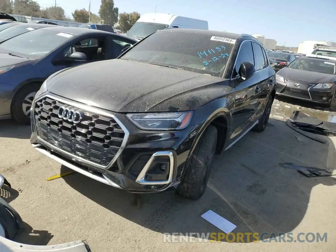 1 Photograph of a damaged car WA1G2AFY8P2091782 AUDI Q5 2023