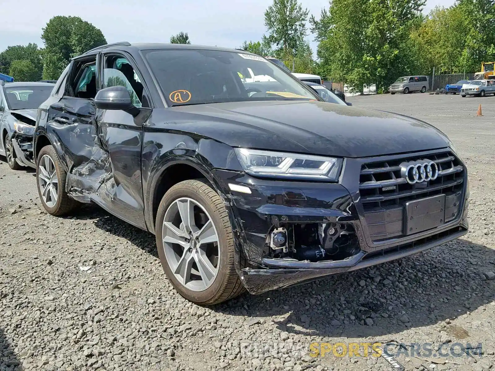 1 Photograph of a damaged car WA1CNAFY6K2030302 AUDI Q5 PRESTIG 2019