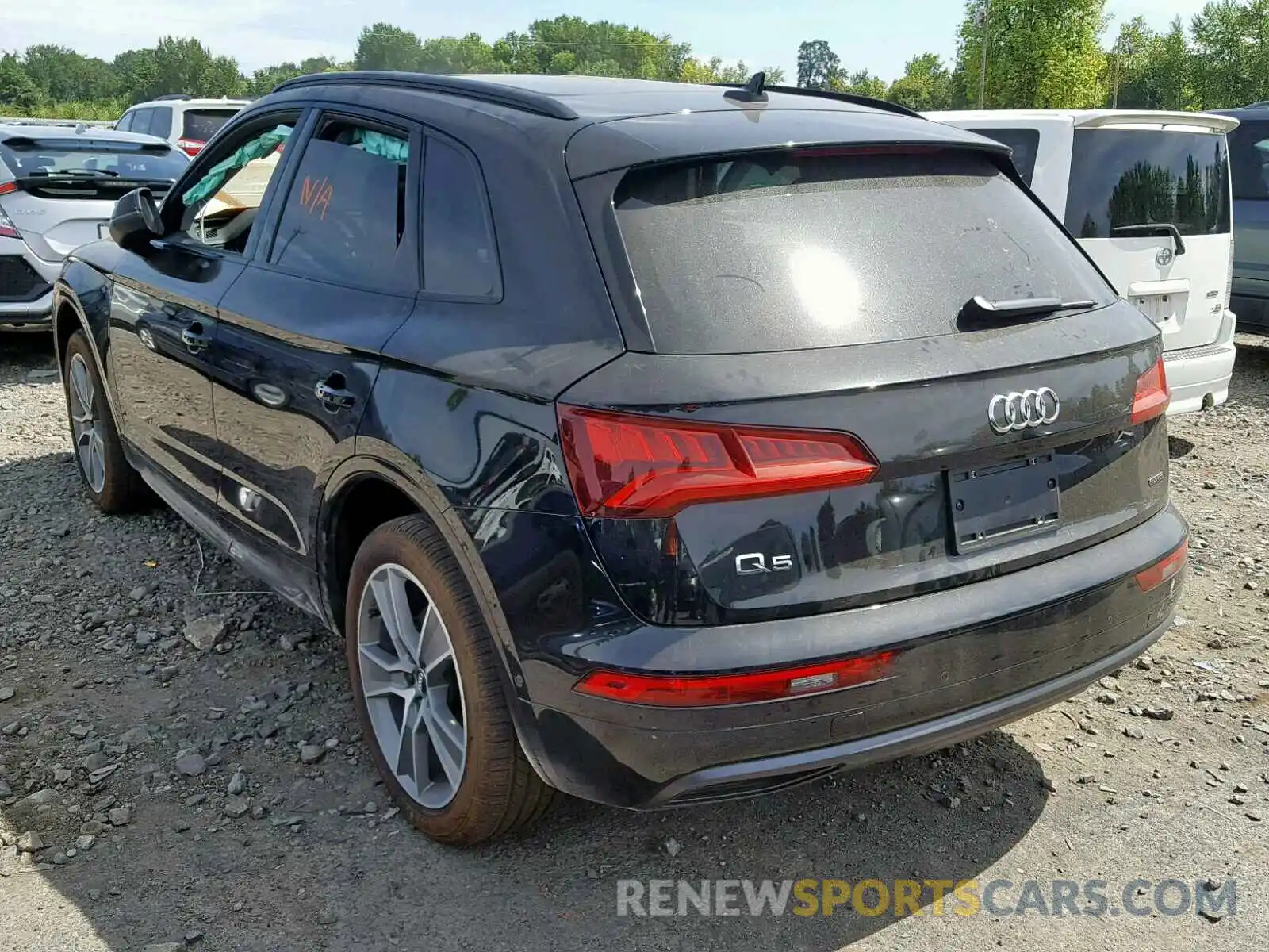 3 Photograph of a damaged car WA1CNAFY6K2030302 AUDI Q5 PRESTIG 2019