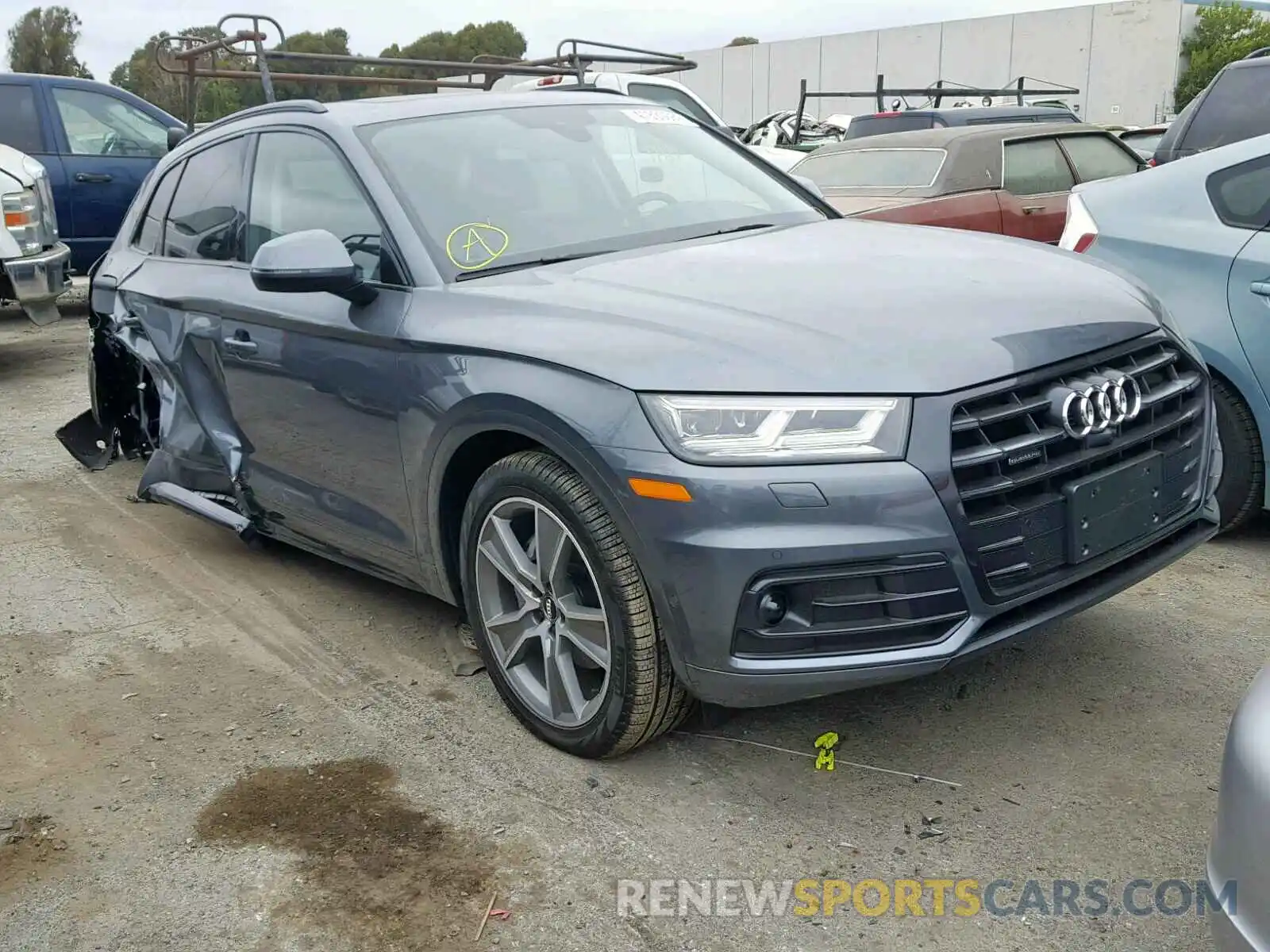 1 Photograph of a damaged car WA1CNAFY7K2026033 AUDI Q5 PRESTIG 2019