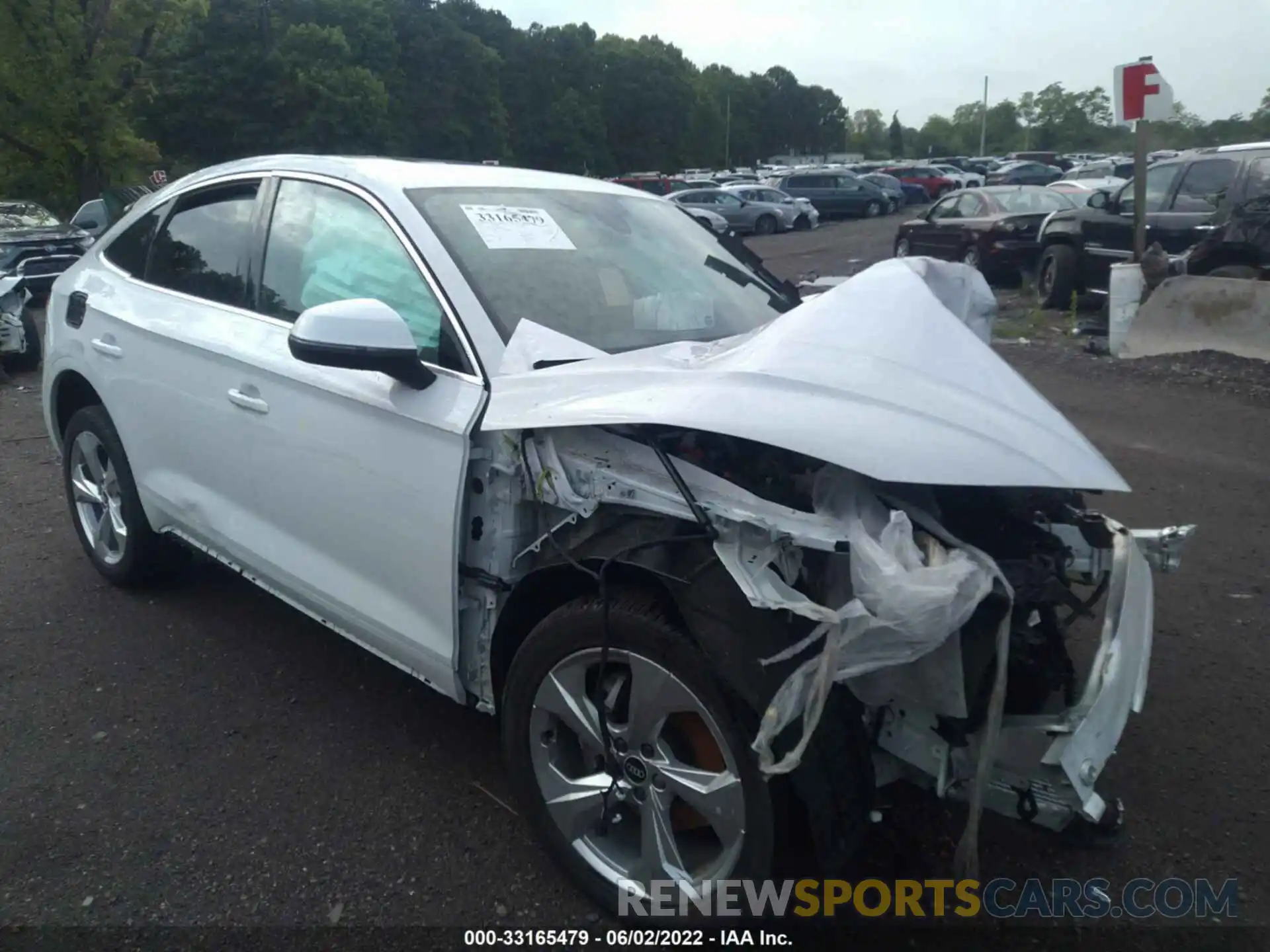 1 Photograph of a damaged car WA14ABFY4M2104518 AUDI Q5 SPORTBACK 2021