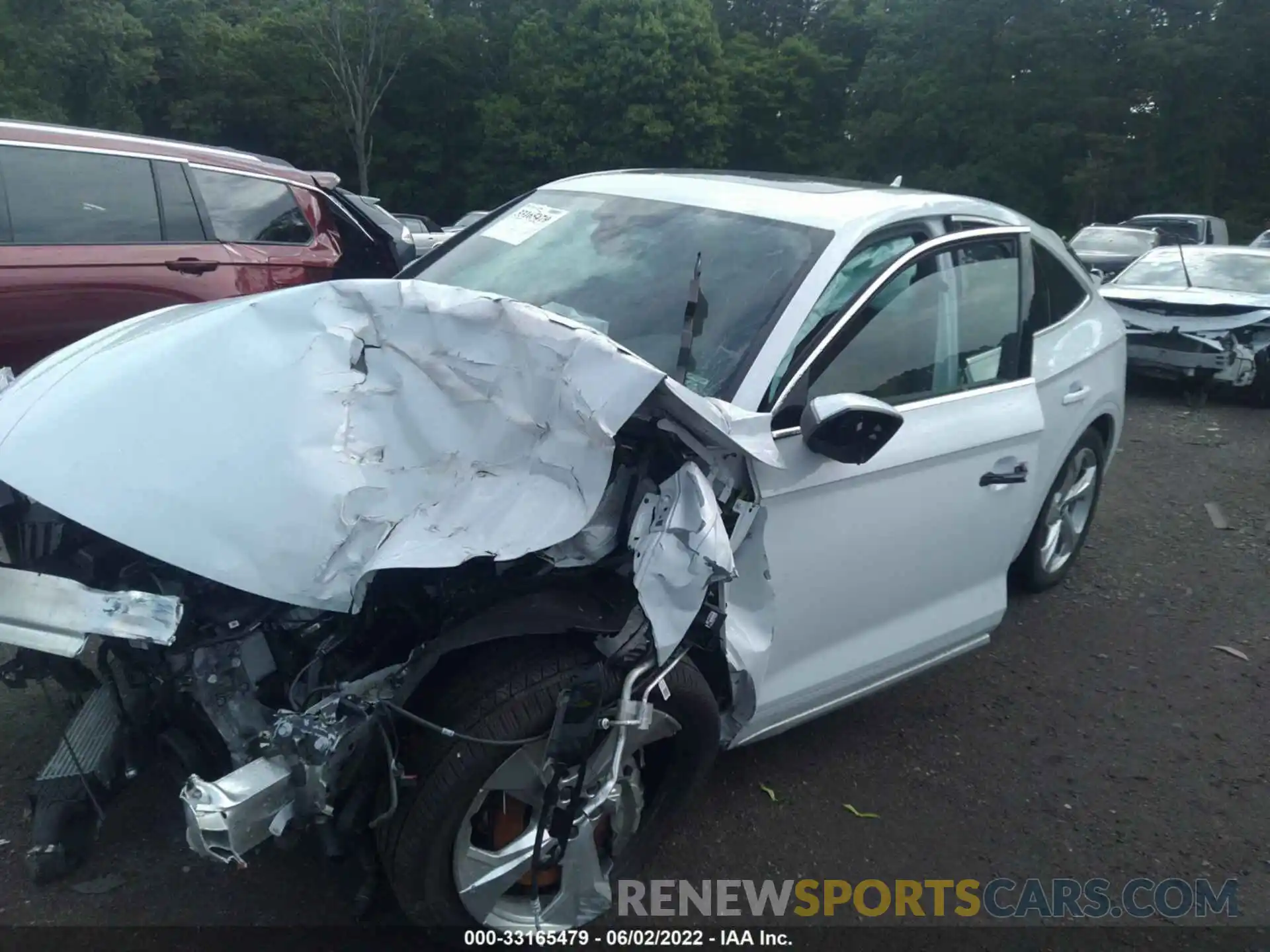 2 Photograph of a damaged car WA14ABFY4M2104518 AUDI Q5 SPORTBACK 2021