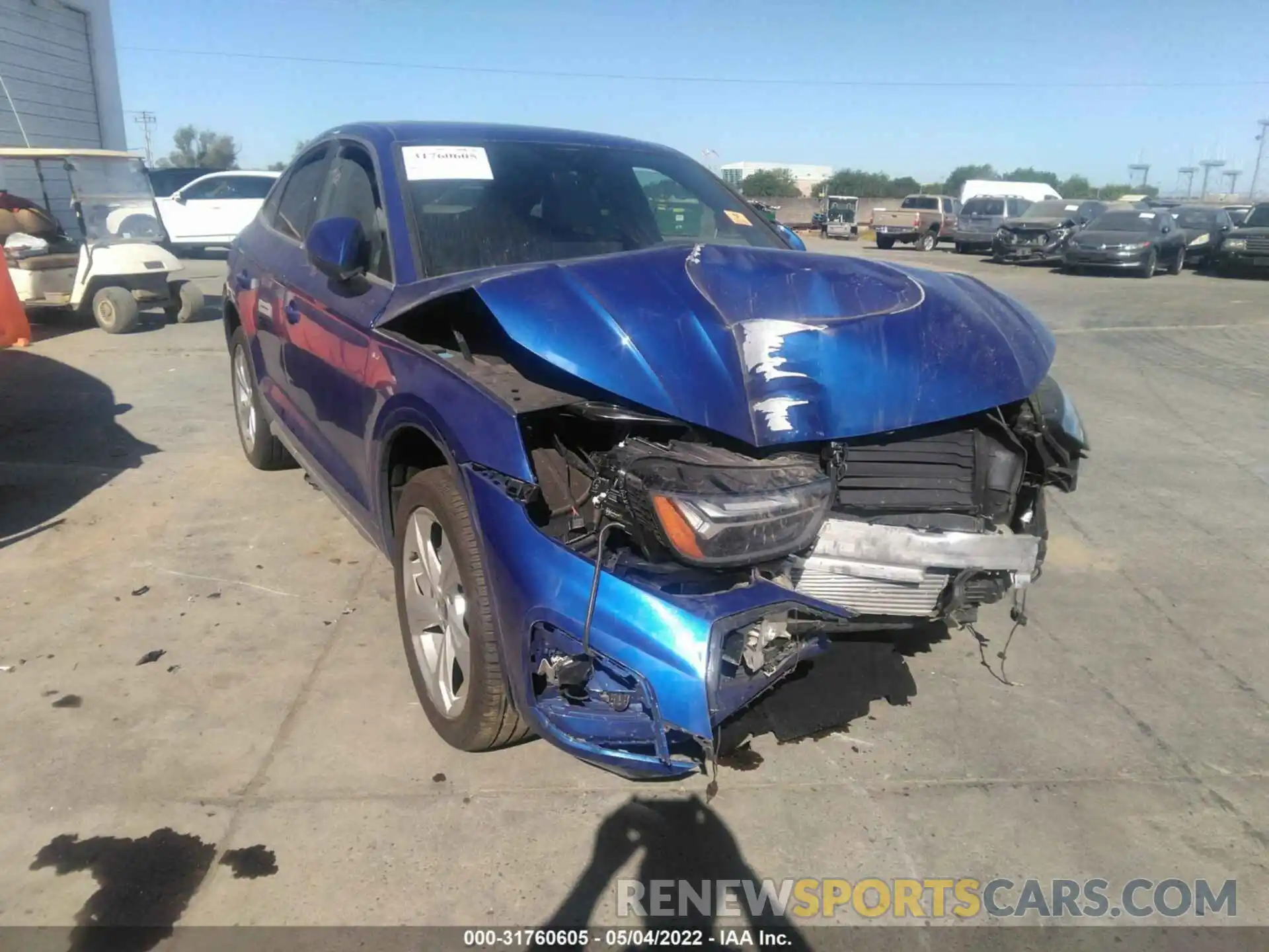 1 Photograph of a damaged car WA15AAFY0M2125588 AUDI Q5 SPORTBACK 2021