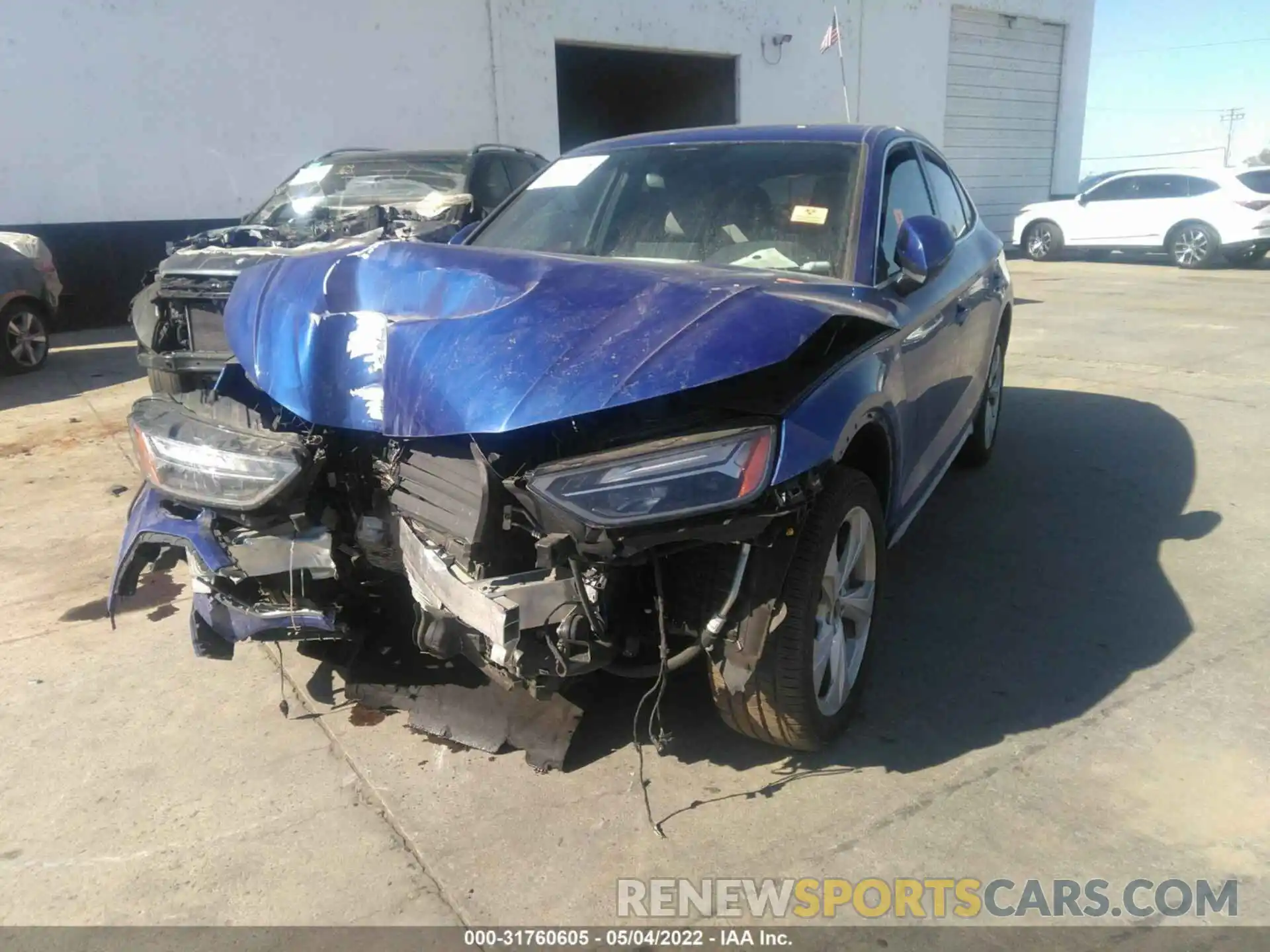 2 Photograph of a damaged car WA15AAFY0M2125588 AUDI Q5 SPORTBACK 2021