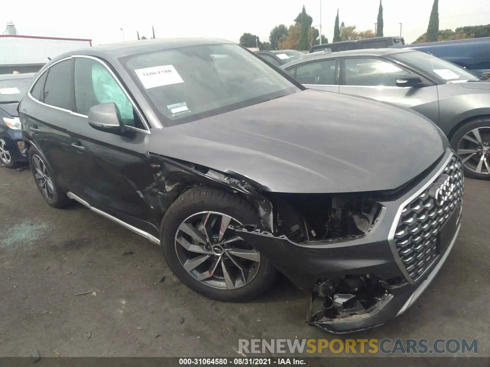 1 Photograph of a damaged car WA15AAFY2M2093629 AUDI Q5 SPORTBACK 2021