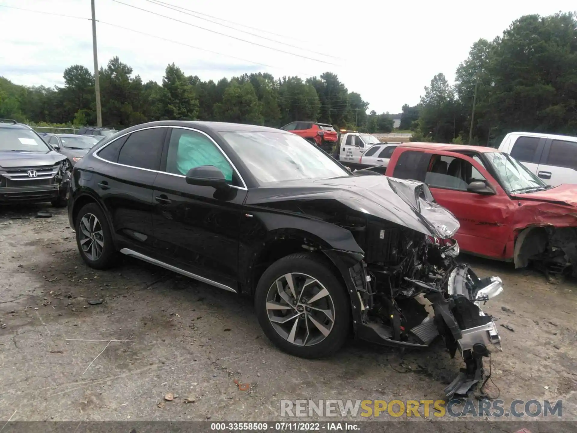 1 Photograph of a damaged car WA15AAFY3M2080940 AUDI Q5 SPORTBACK 2021