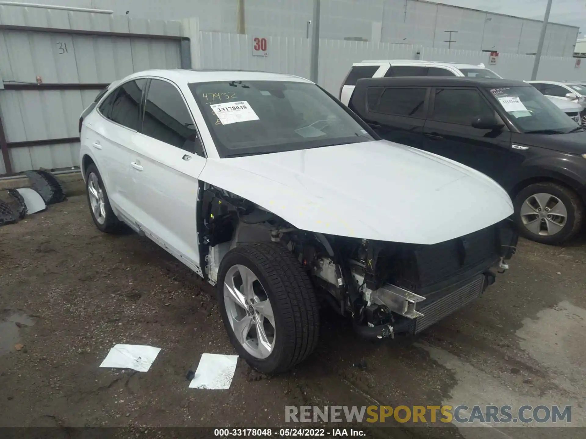 1 Photograph of a damaged car WA15AAFY9M2135309 AUDI Q5 SPORTBACK 2021