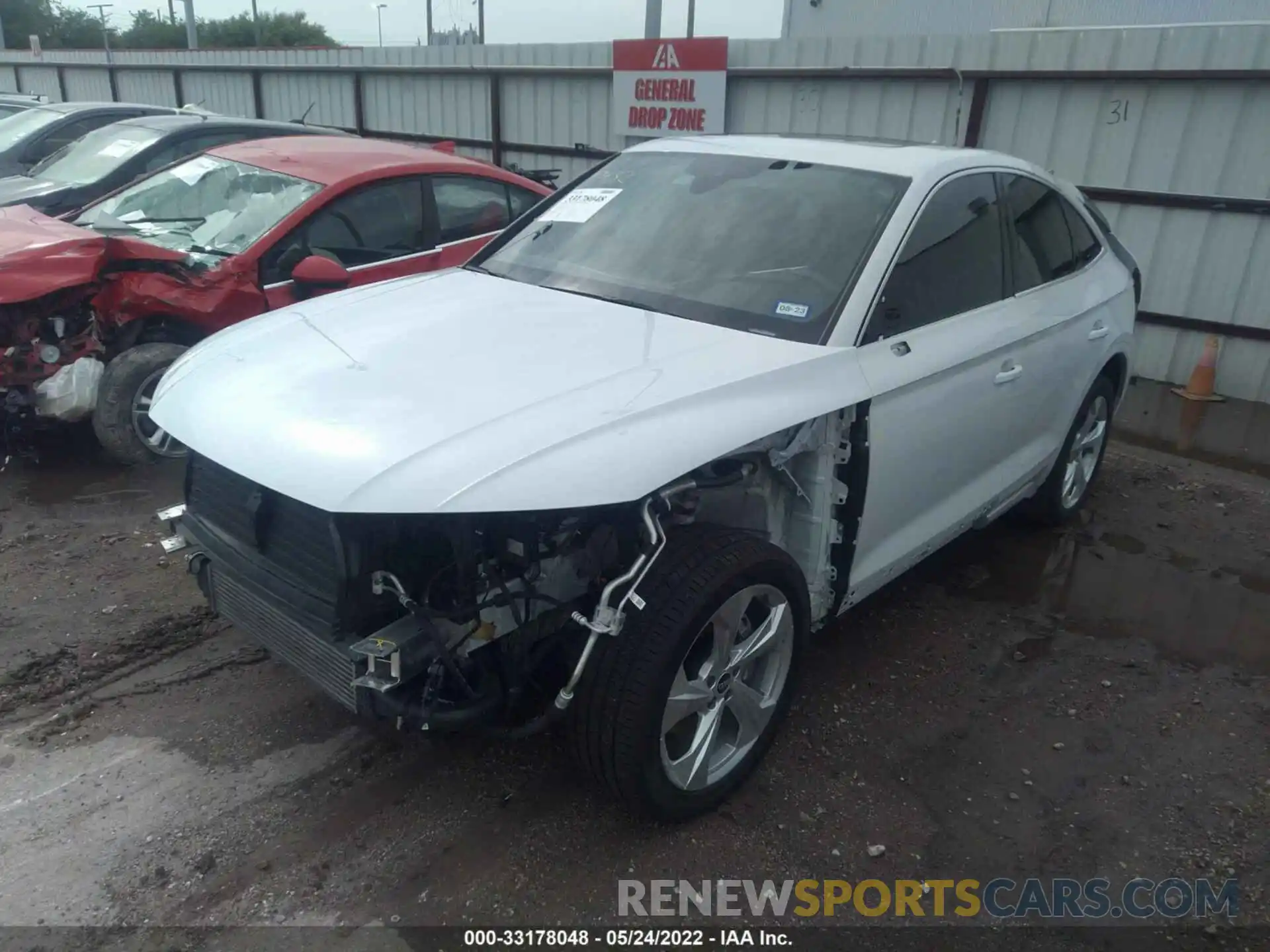 2 Photograph of a damaged car WA15AAFY9M2135309 AUDI Q5 SPORTBACK 2021