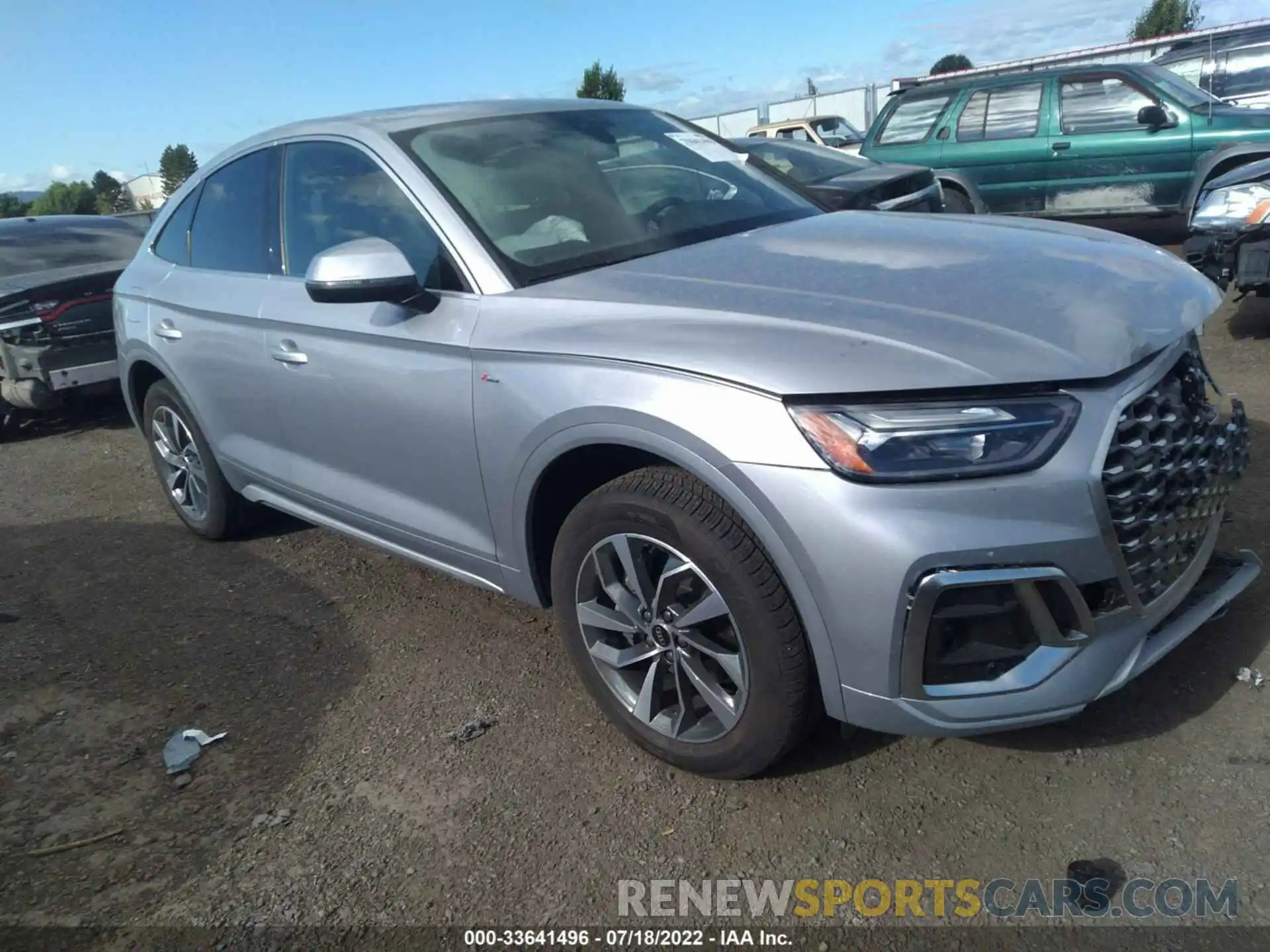 1 Photograph of a damaged car WA14AAFY5N2088759 AUDI Q5 SPORTBACK 2022