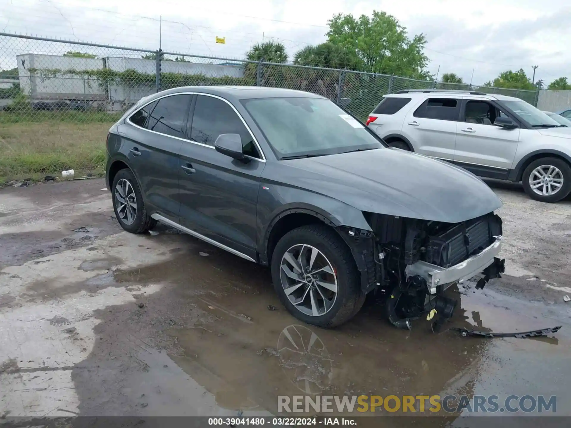 1 Photograph of a damaged car WA15AAFYXN2126295 AUDI Q5 SPORTBACK 2022