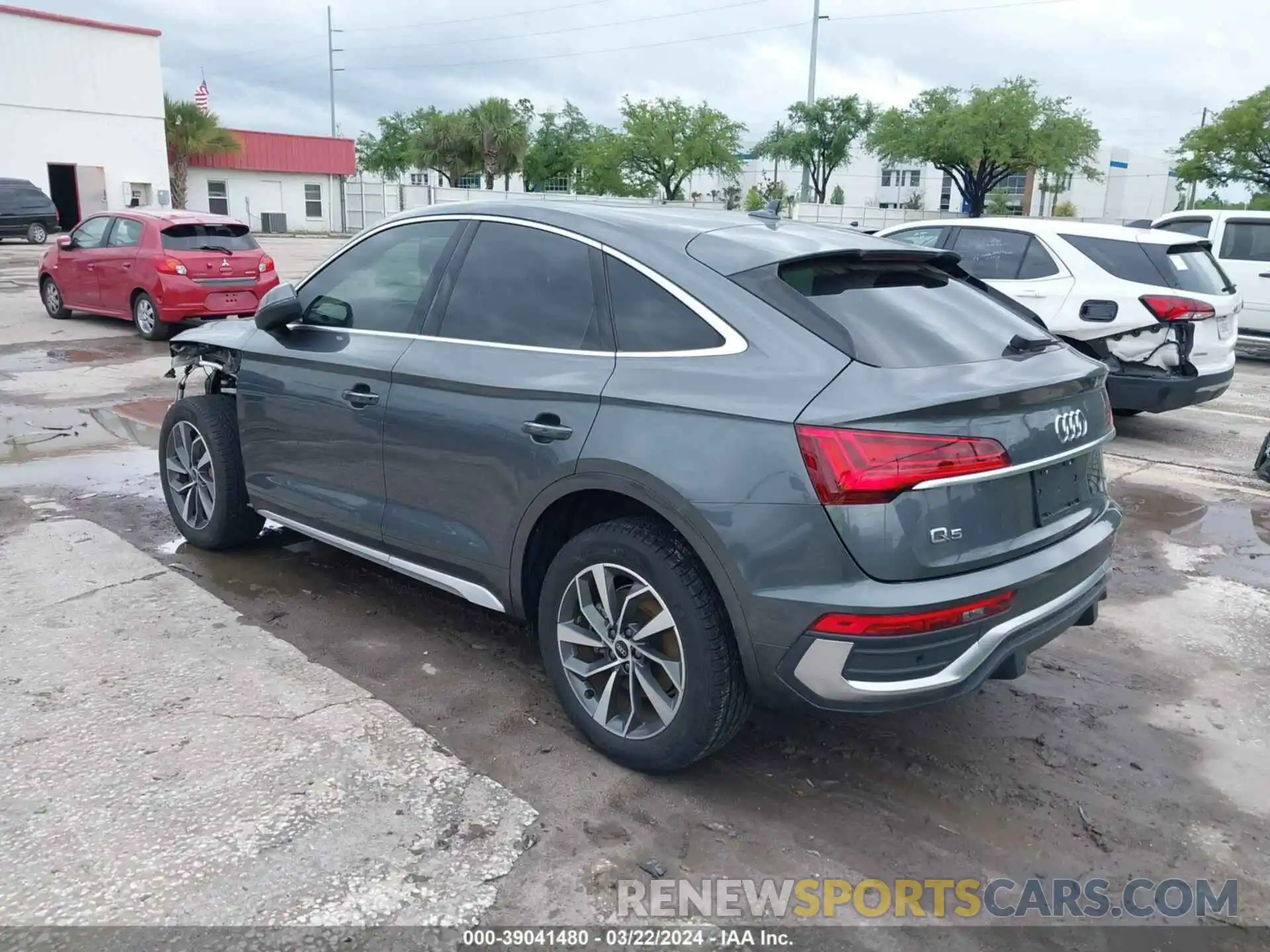 3 Фотография поврежденного автомобиля WA15AAFYXN2126295 AUDI Q5 SPORTBACK 2022