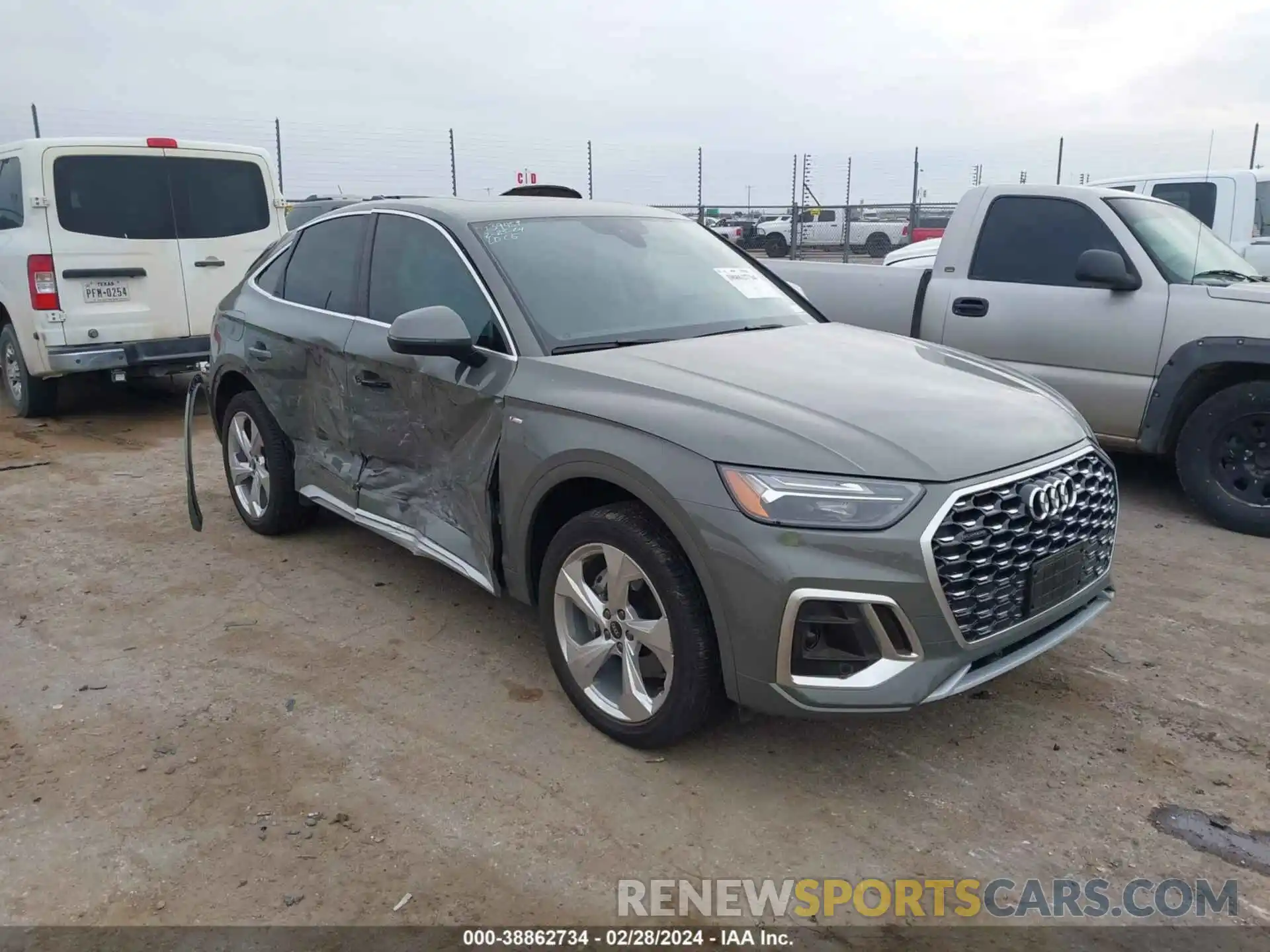 1 Photograph of a damaged car WA14AAFY1P2035561 AUDI Q5 SPORTBACK 2023