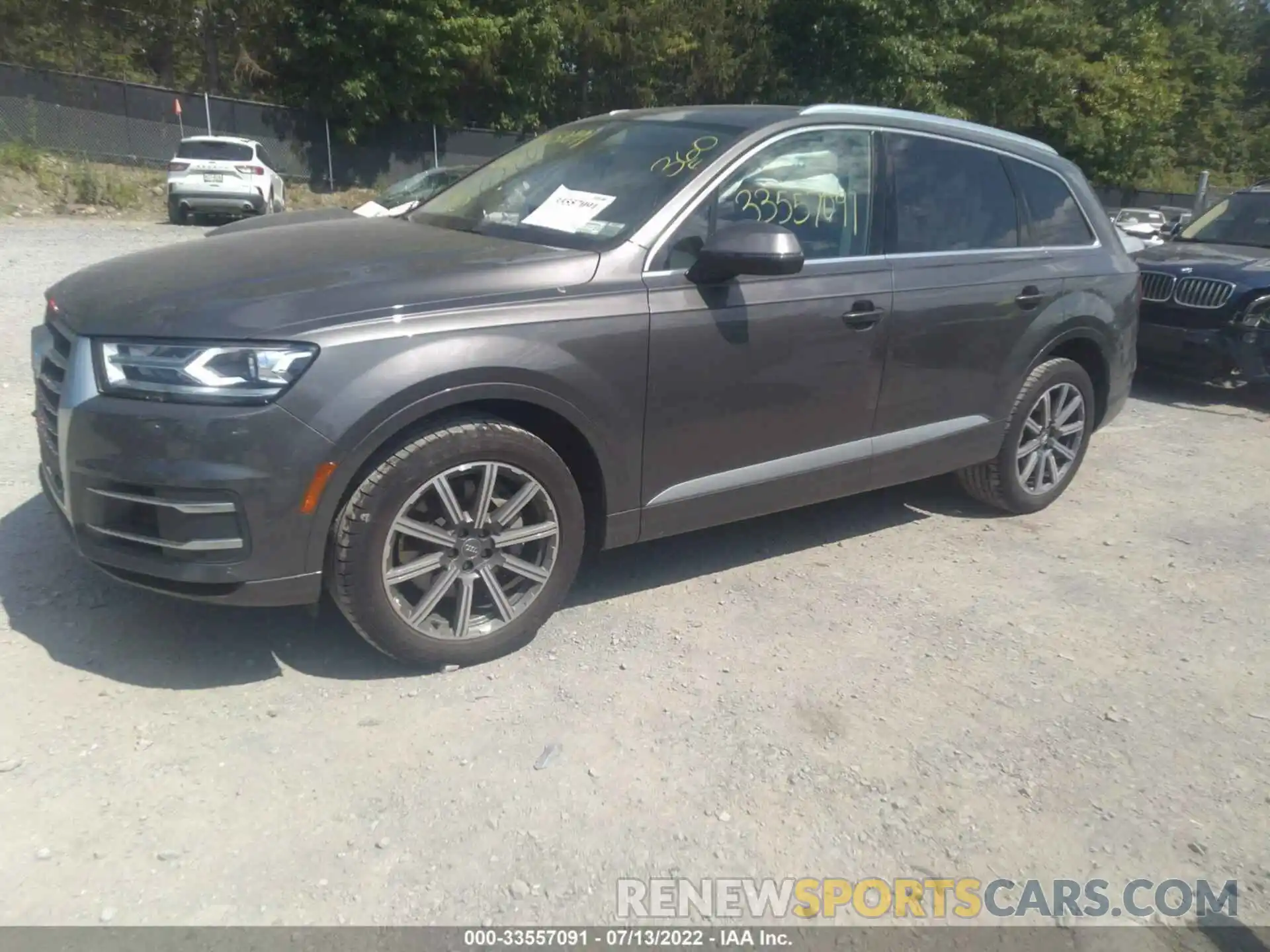 2 Photograph of a damaged car WA1AAAF70KD001733 AUDI Q7 2019