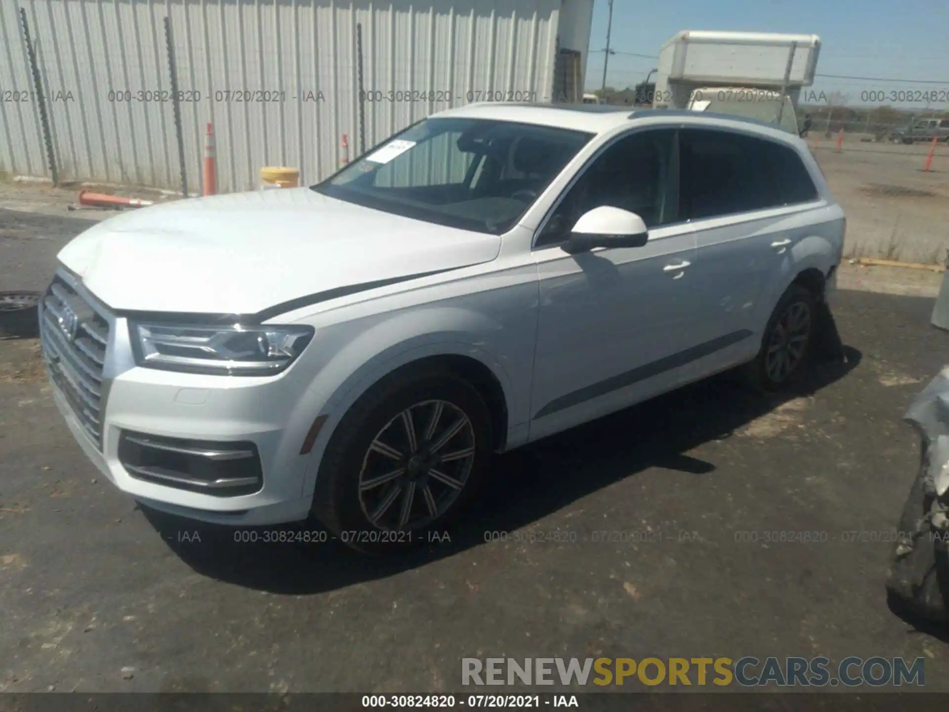 2 Photograph of a damaged car WA1AAAF70KD007824 AUDI Q7 2019