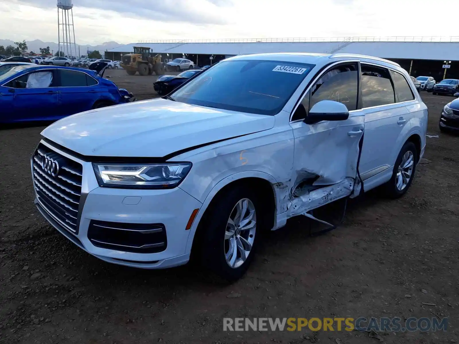 2 Фотография поврежденного автомобиля WA1AAAF70KD009833 AUDI Q7 2019