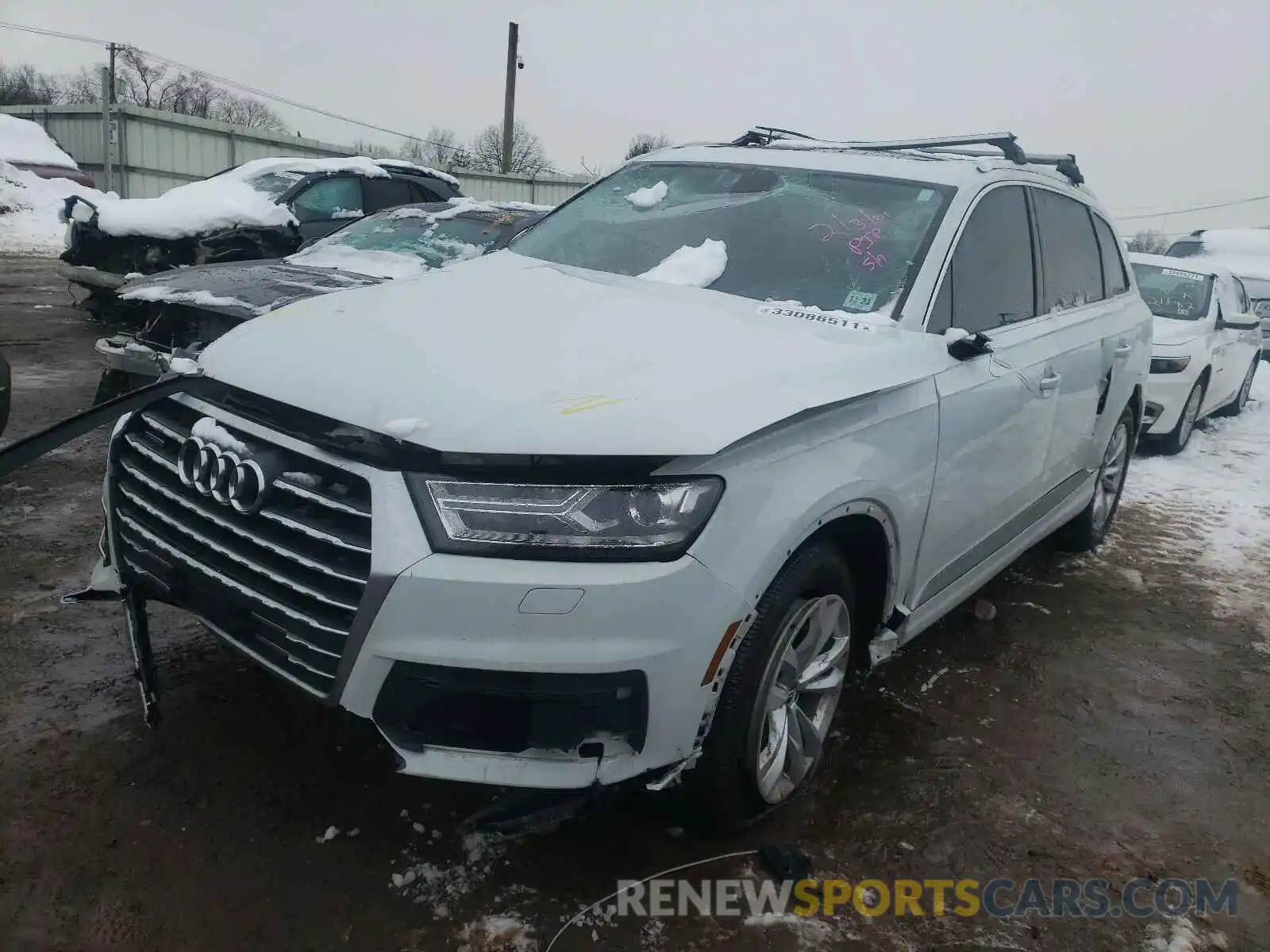 2 Фотография поврежденного автомобиля WA1AAAF71KD000168 AUDI Q7 2019