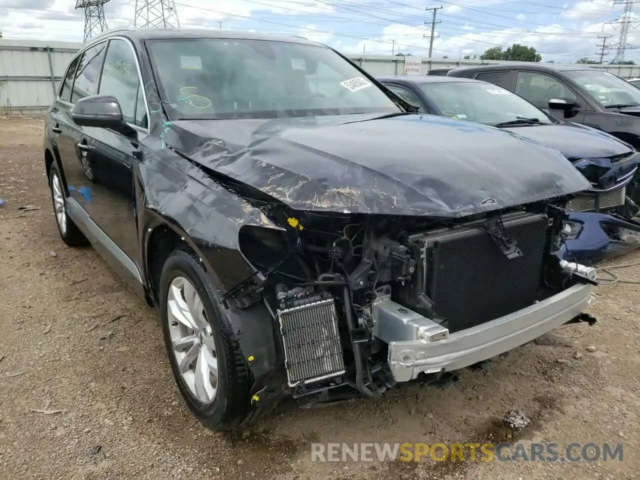 1 Photograph of a damaged car WA1AAAF71KD012711 AUDI Q7 2019