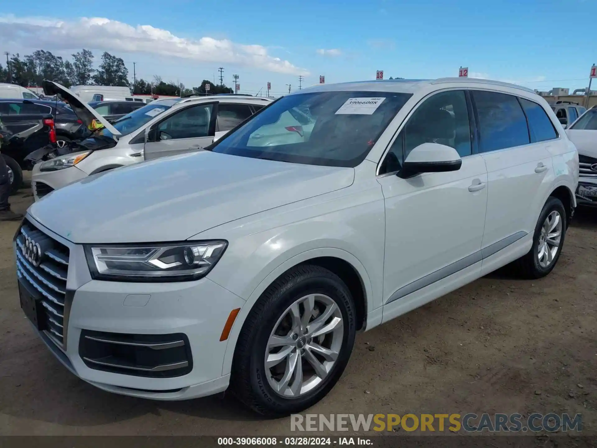 2 Photograph of a damaged car WA1AAAF72KD001894 AUDI Q7 2019