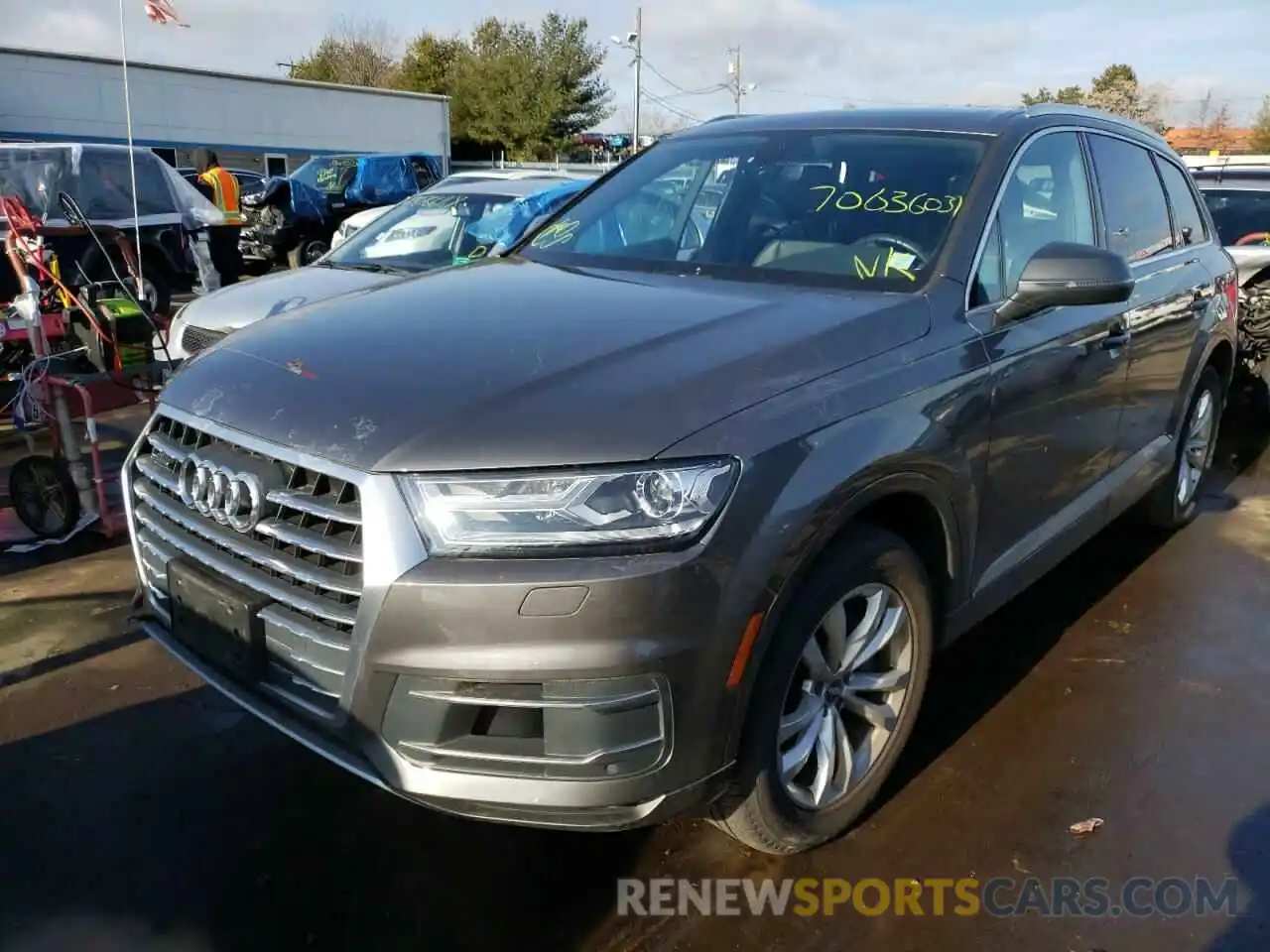 2 Photograph of a damaged car WA1AAAF72KD007422 AUDI Q7 2019