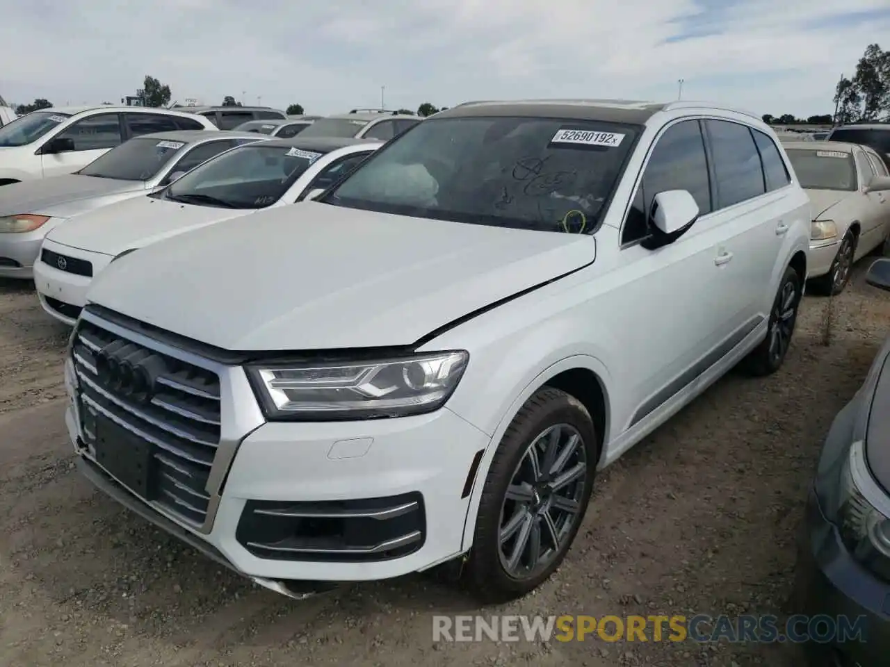 2 Photograph of a damaged car WA1AAAF72KD007811 AUDI Q7 2019