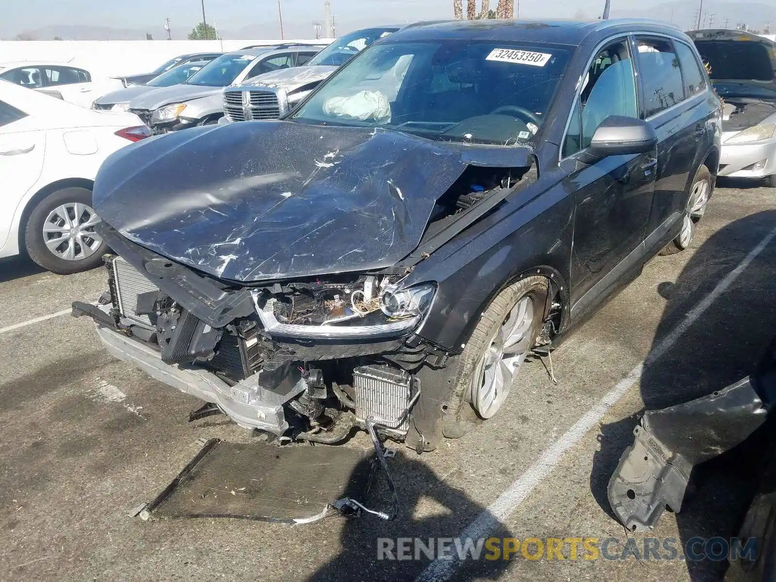 2 Photograph of a damaged car WA1AAAF72KD011292 AUDI Q7 2019