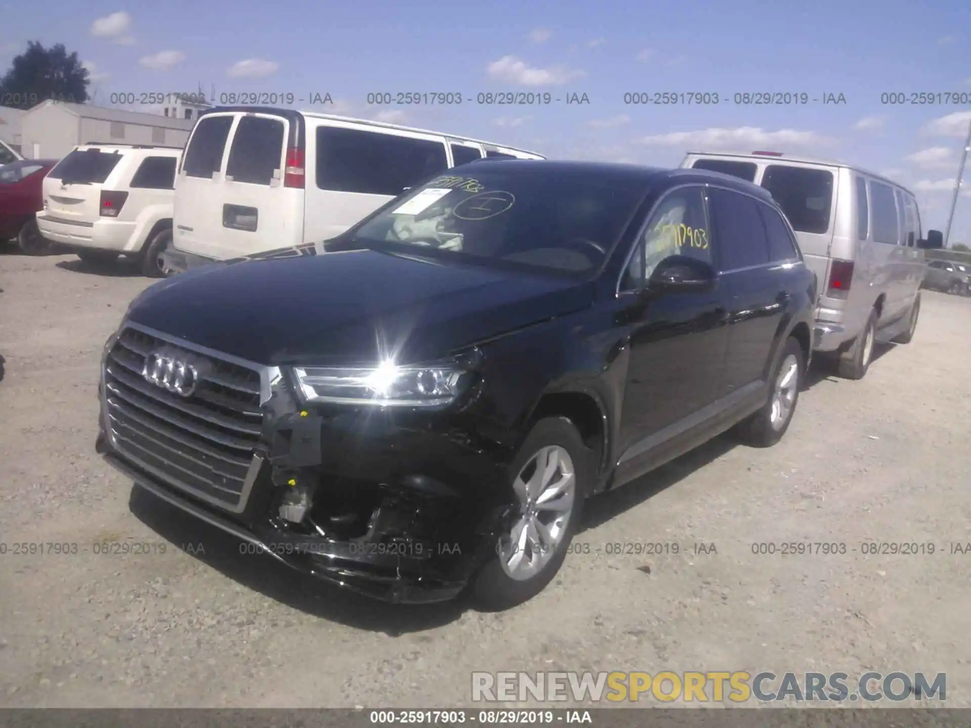 2 Photograph of a damaged car WA1AAAF73KD013276 AUDI Q7 2019