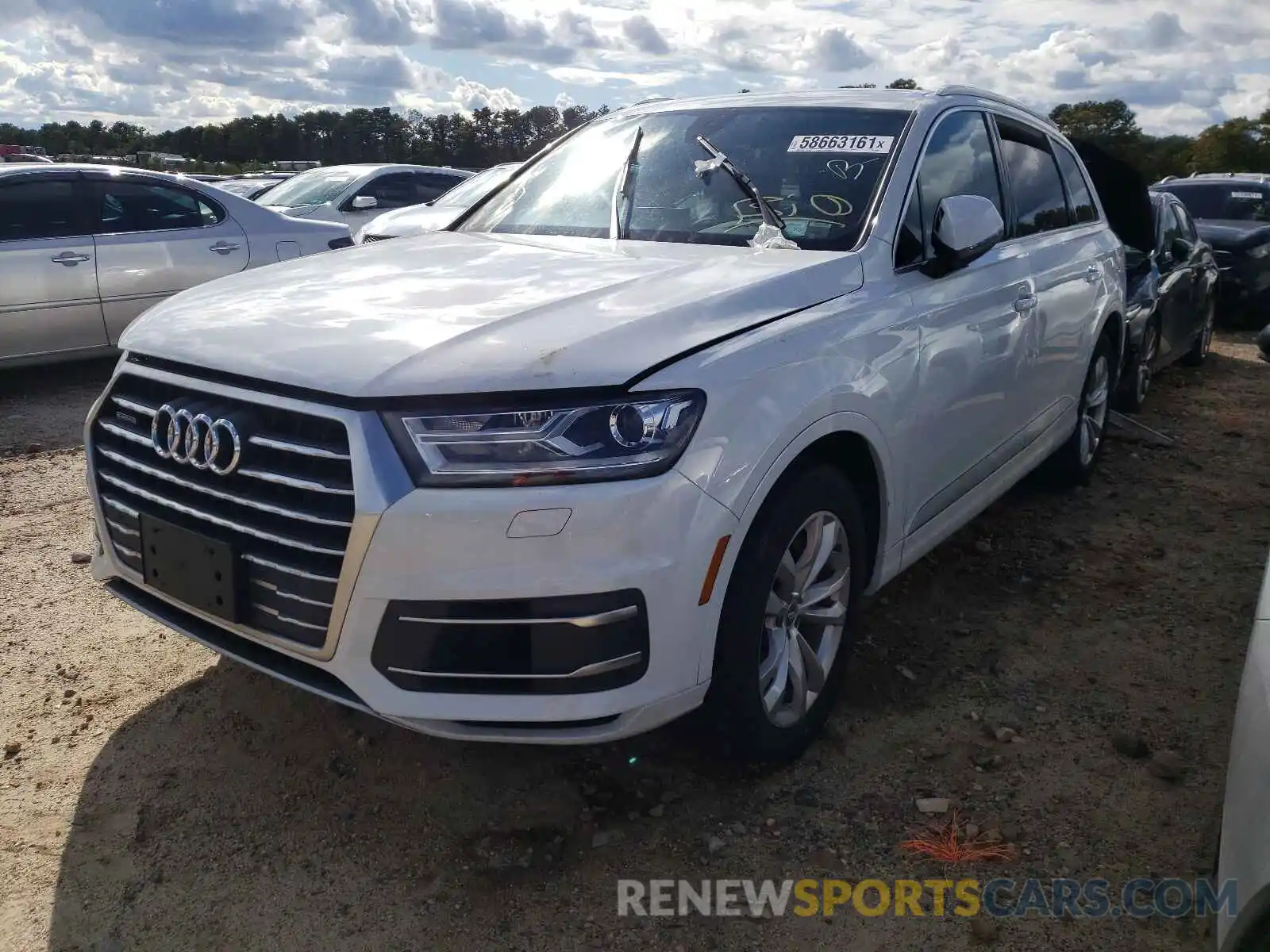 2 Photograph of a damaged car WA1AAAF74KD001511 AUDI Q7 2019