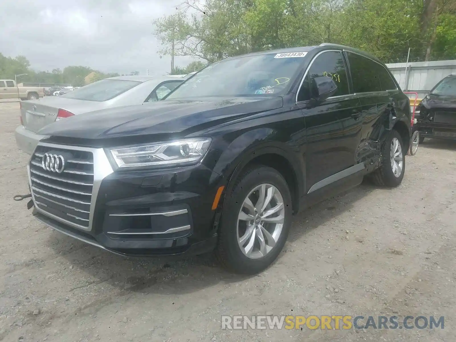 2 Photograph of a damaged car WA1AAAF74KD011598 AUDI Q7 2019