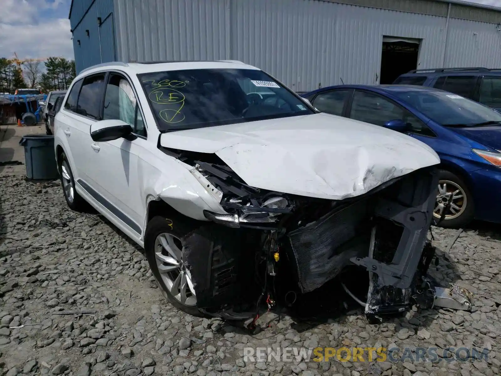 1 Photograph of a damaged car WA1AAAF75KD000092 AUDI Q7 2019