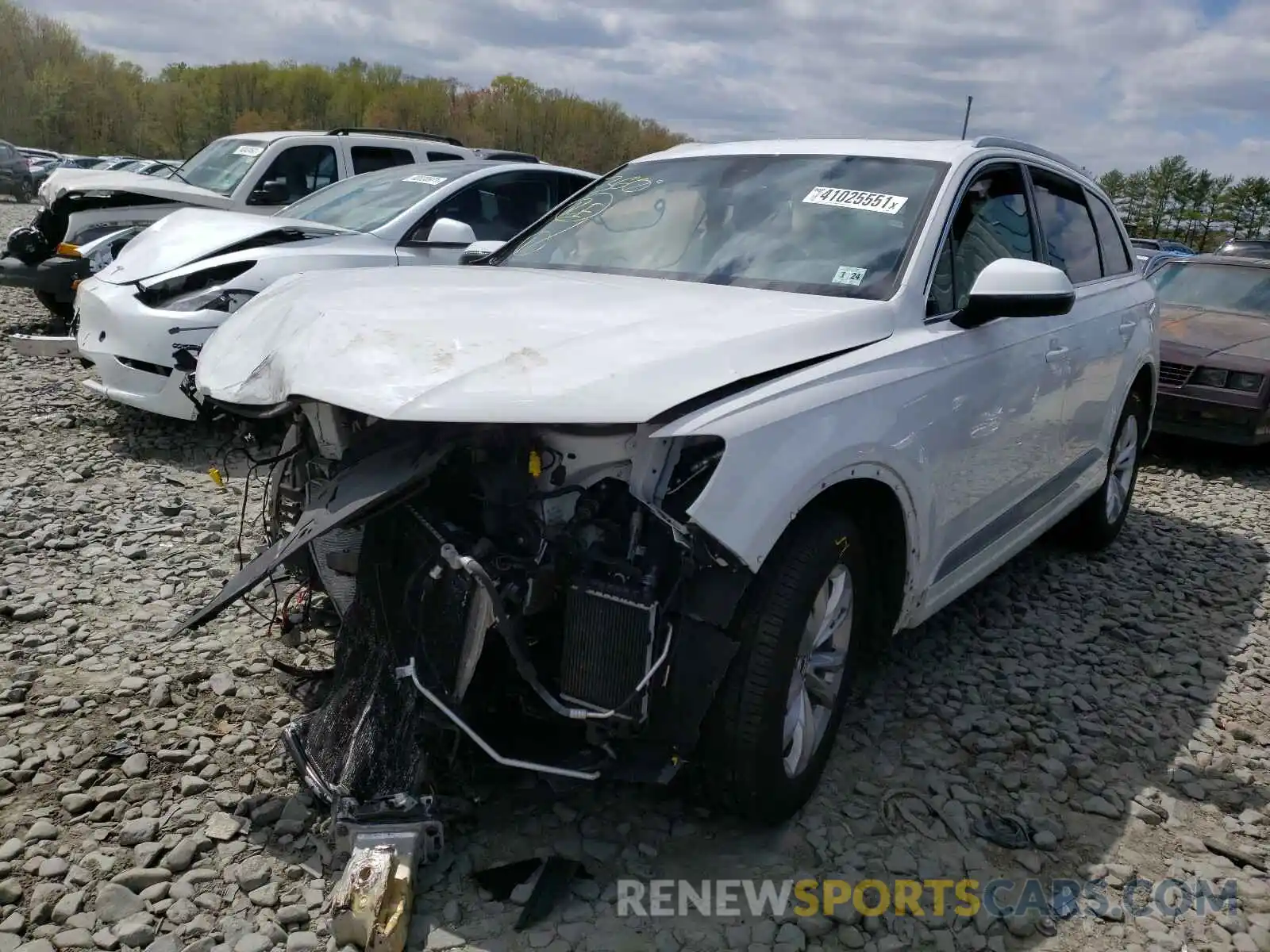 2 Photograph of a damaged car WA1AAAF75KD000092 AUDI Q7 2019