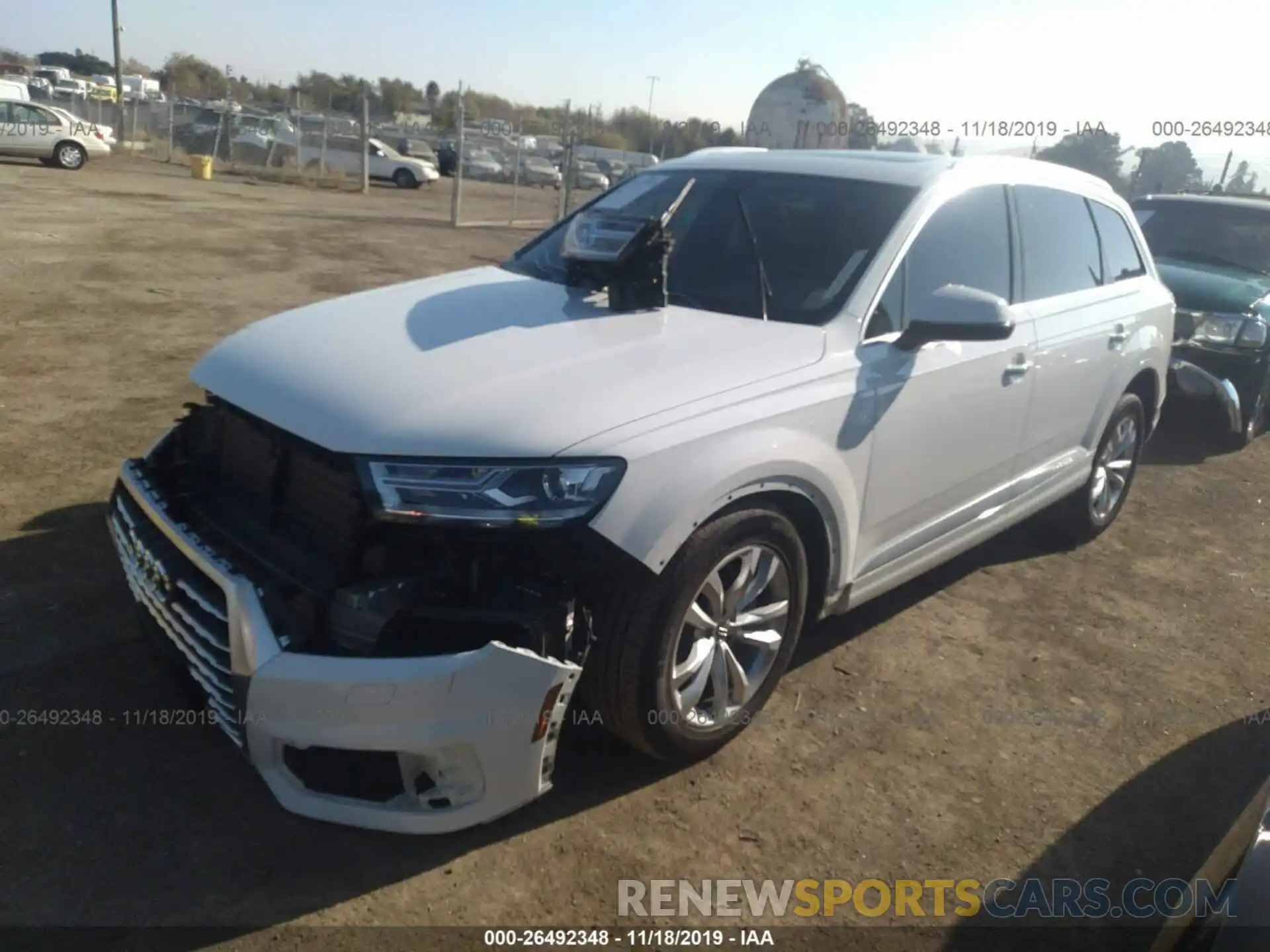 2 Photograph of a damaged car WA1AAAF75KD005325 AUDI Q7 2019