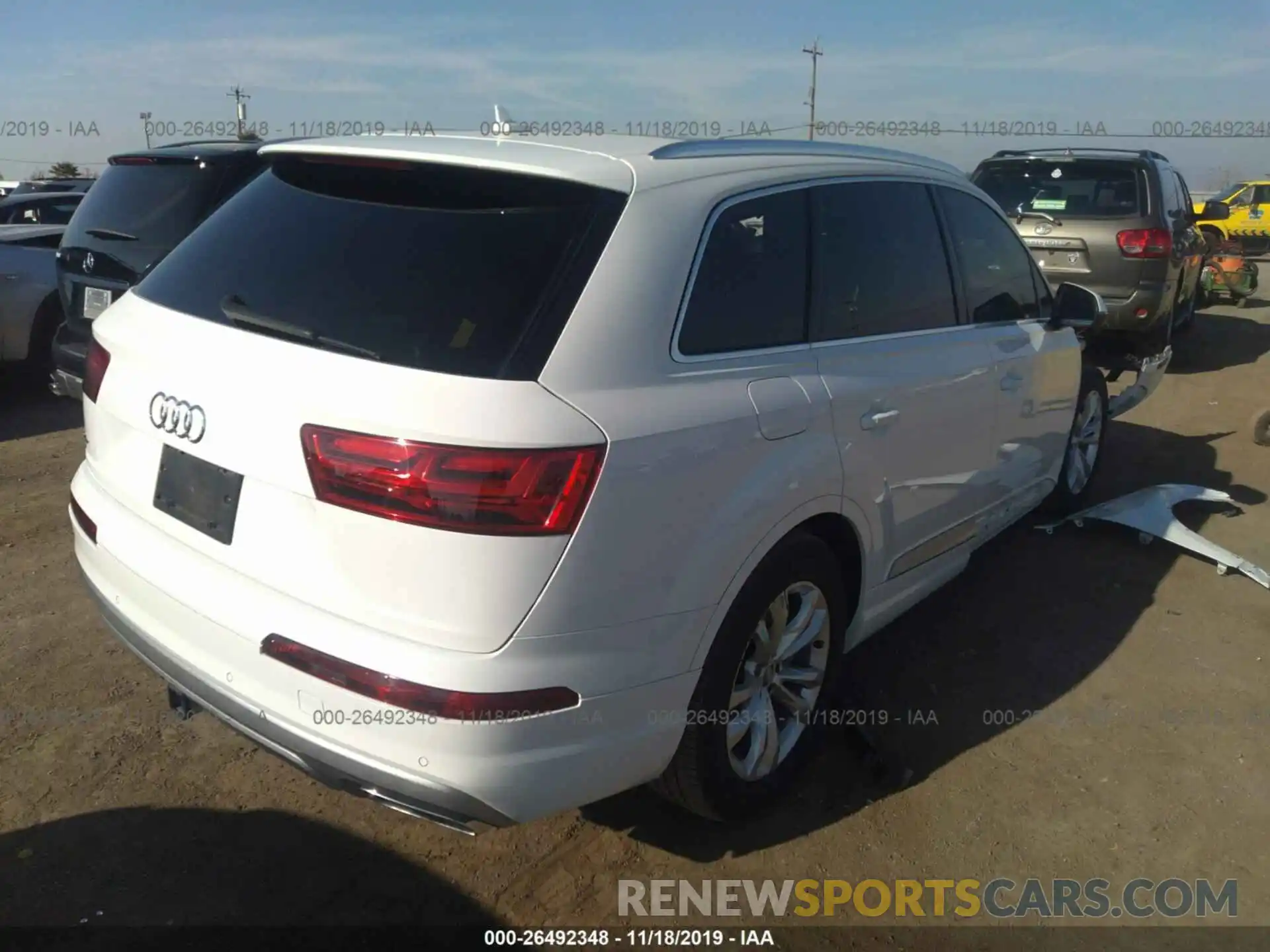 4 Фотография поврежденного автомобиля WA1AAAF75KD005325 AUDI Q7 2019