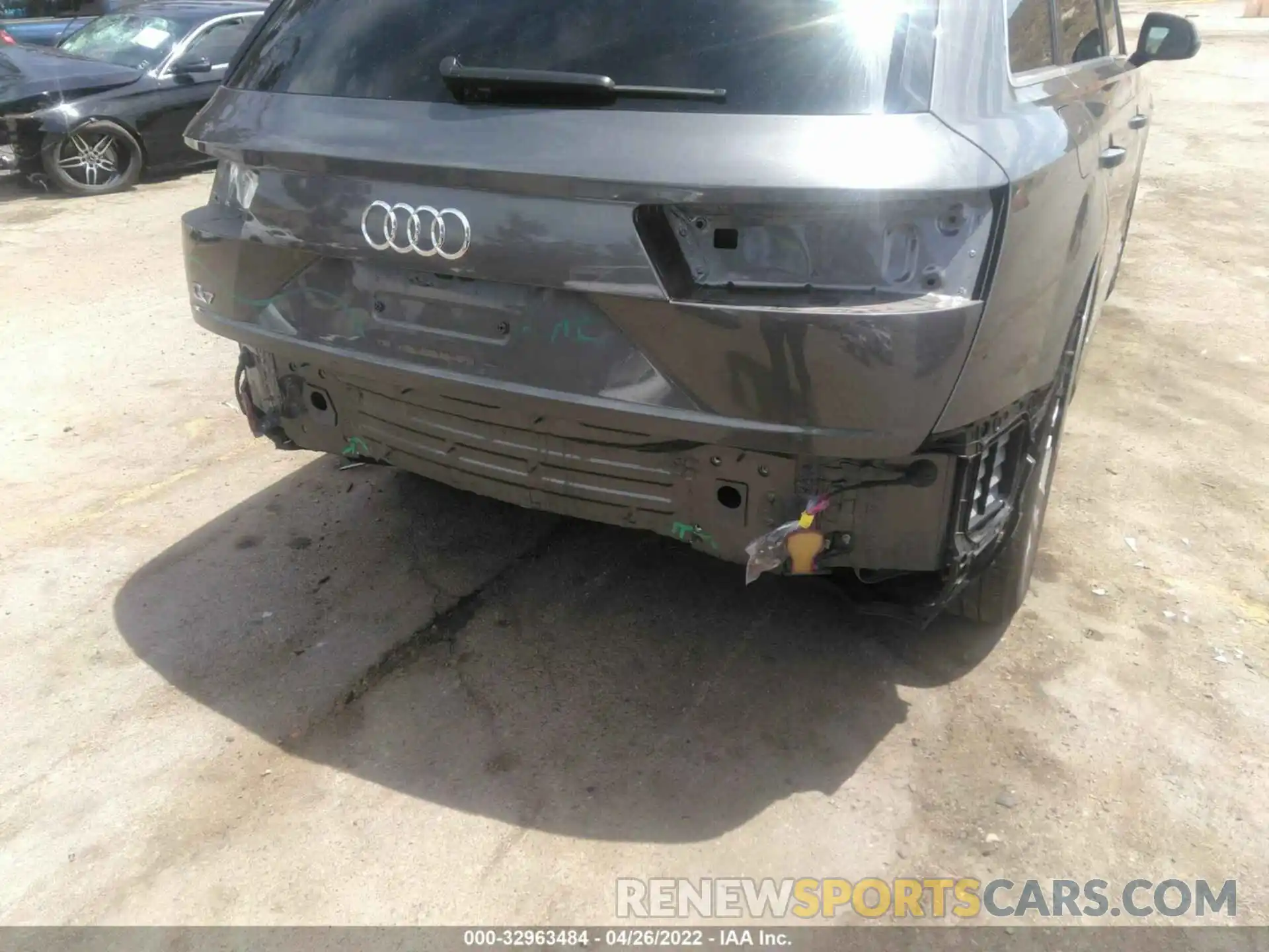 6 Фотография поврежденного автомобиля WA1AAAF75KD006393 AUDI Q7 2019