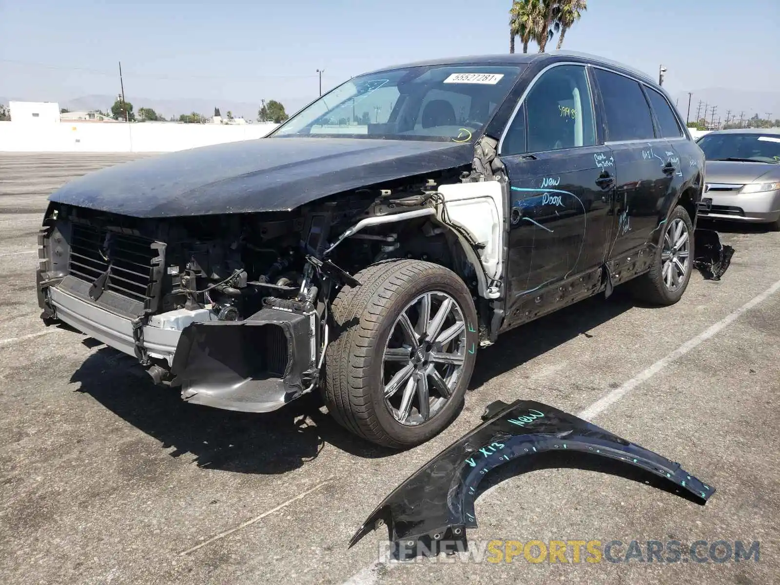 2 Photograph of a damaged car WA1AAAF75KD007656 AUDI Q7 2019