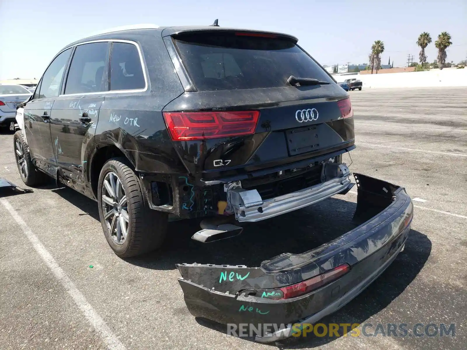 3 Photograph of a damaged car WA1AAAF75KD007656 AUDI Q7 2019