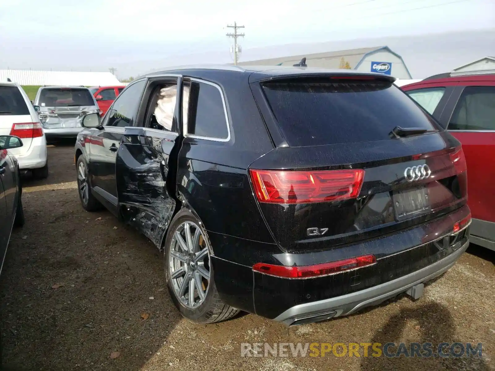 3 Photograph of a damaged car WA1AAAF75KD013604 AUDI Q7 2019