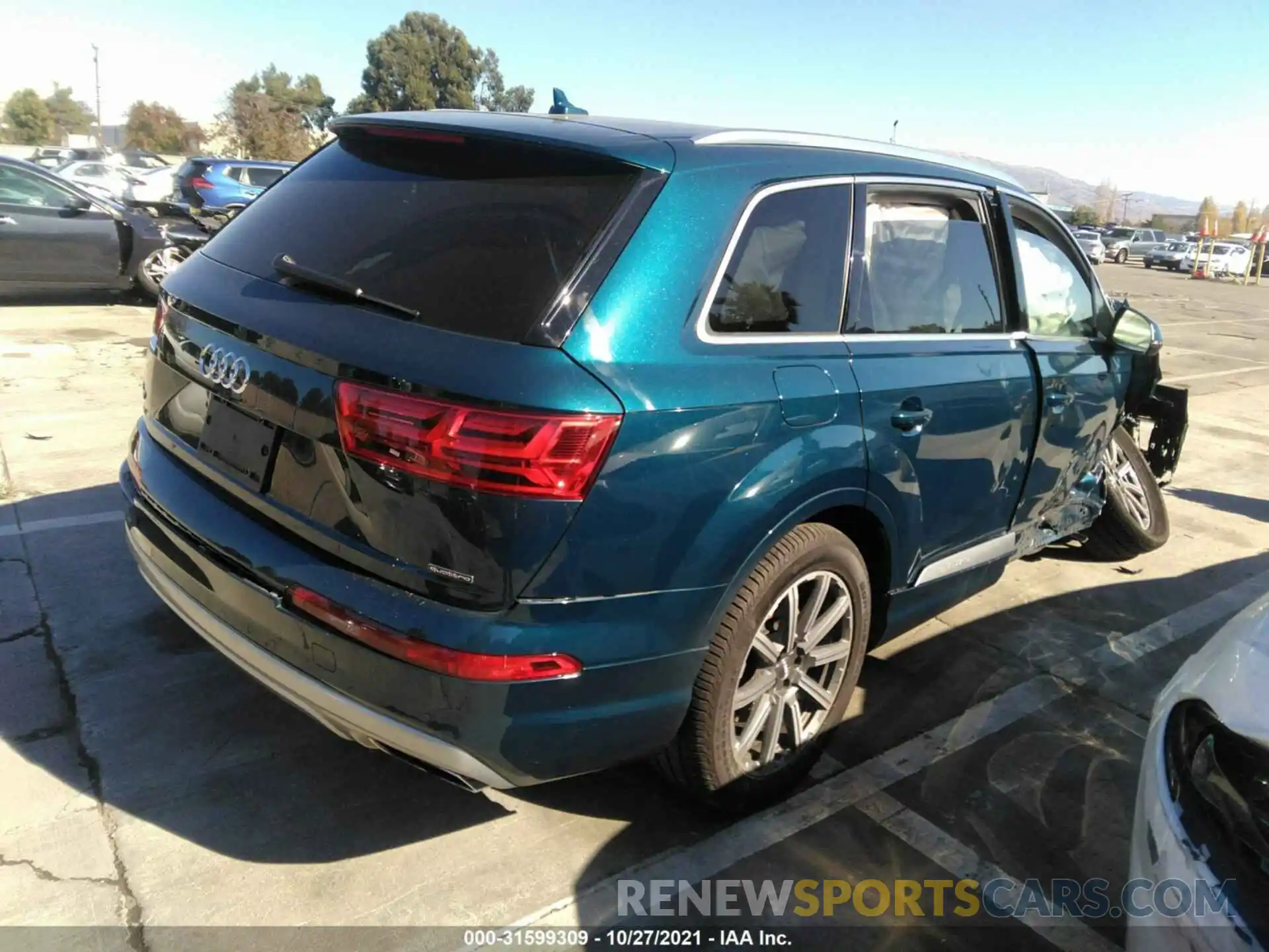 4 Фотография поврежденного автомобиля WA1AAAF75KD044402 AUDI Q7 2019