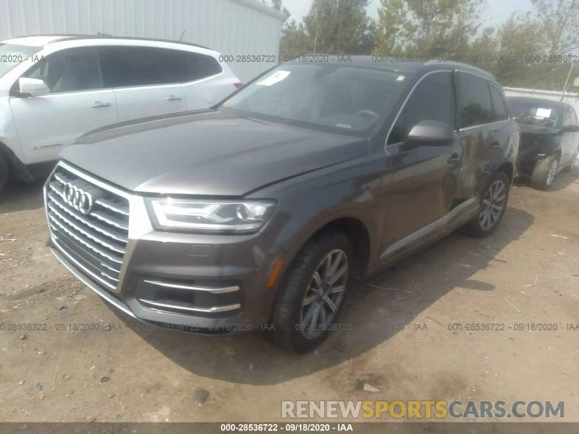 2 Photograph of a damaged car WA1AAAF76KD001073 AUDI Q7 2019