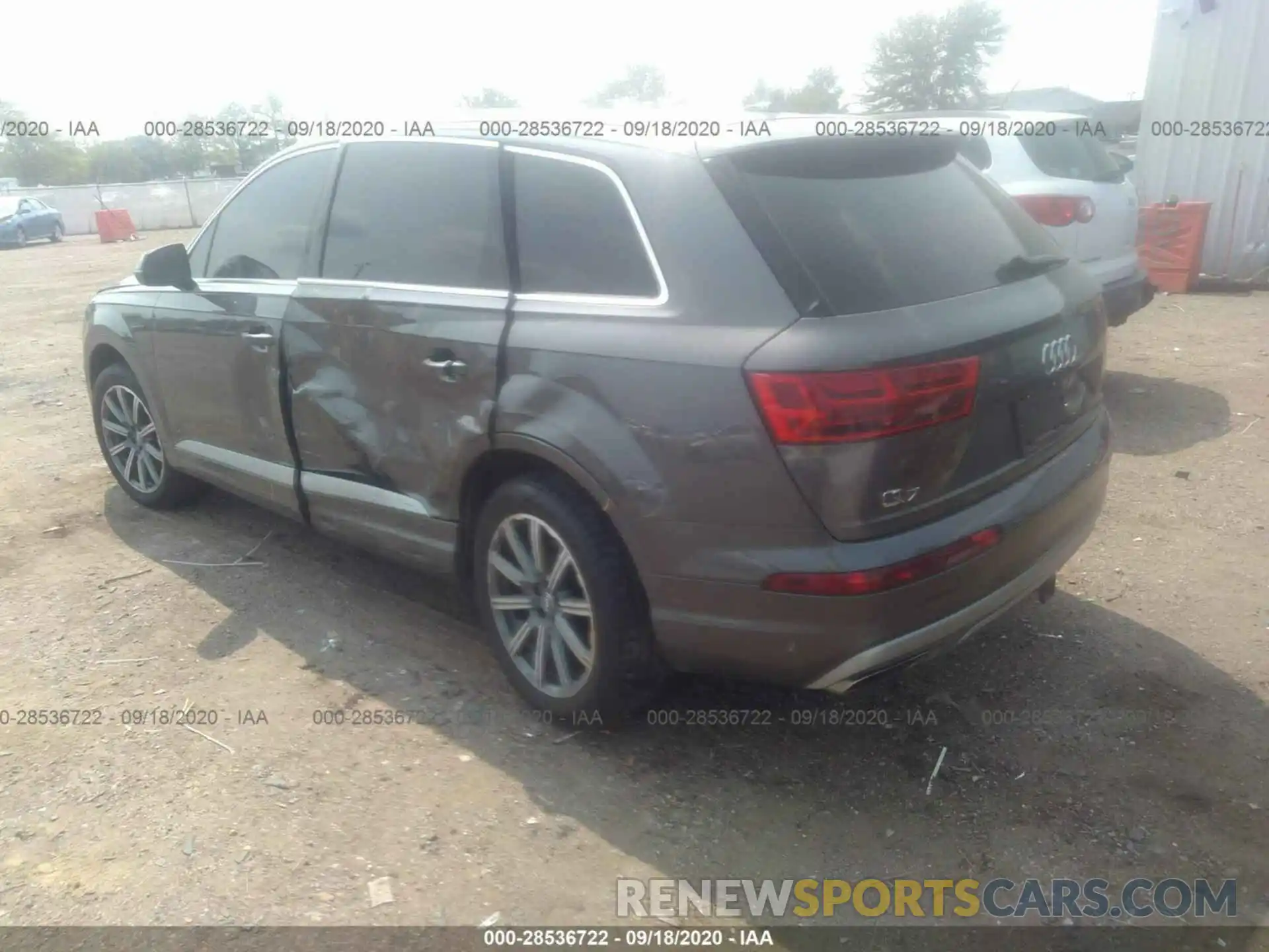 3 Фотография поврежденного автомобиля WA1AAAF76KD001073 AUDI Q7 2019