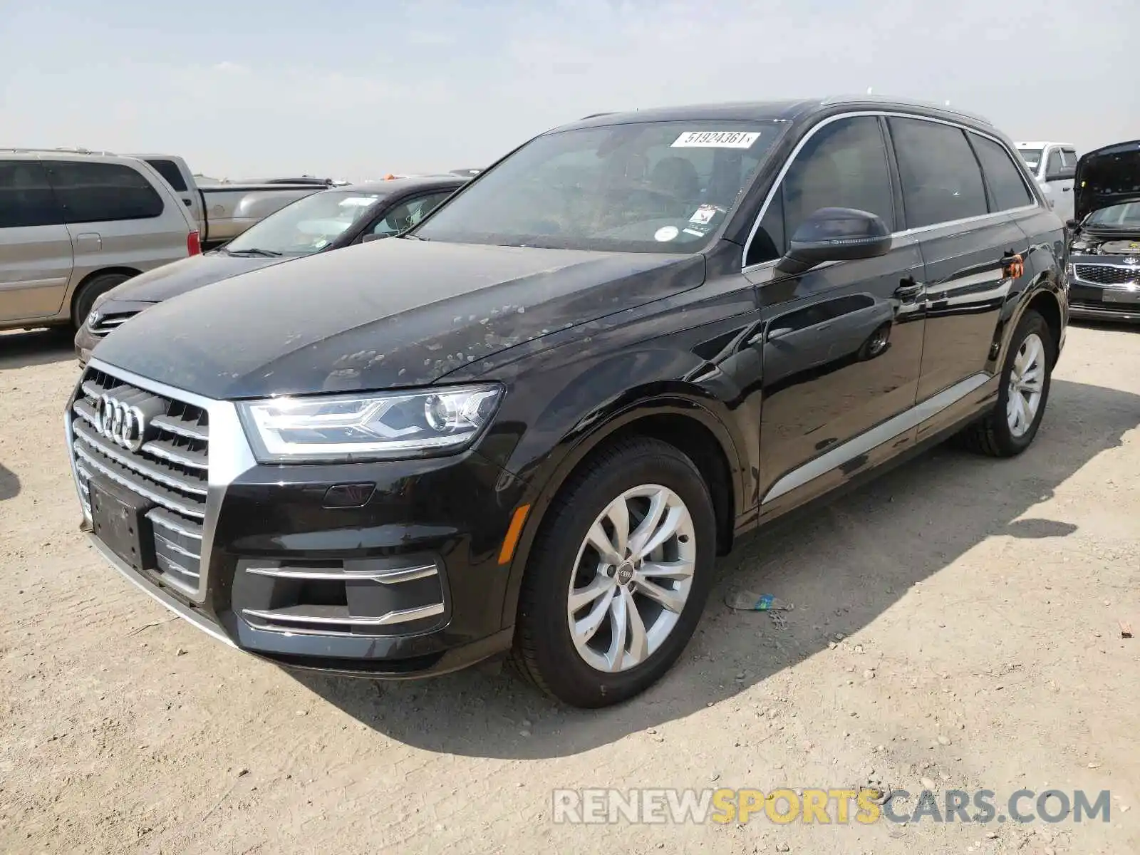 2 Фотография поврежденного автомобиля WA1AAAF76KD004720 AUDI Q7 2019