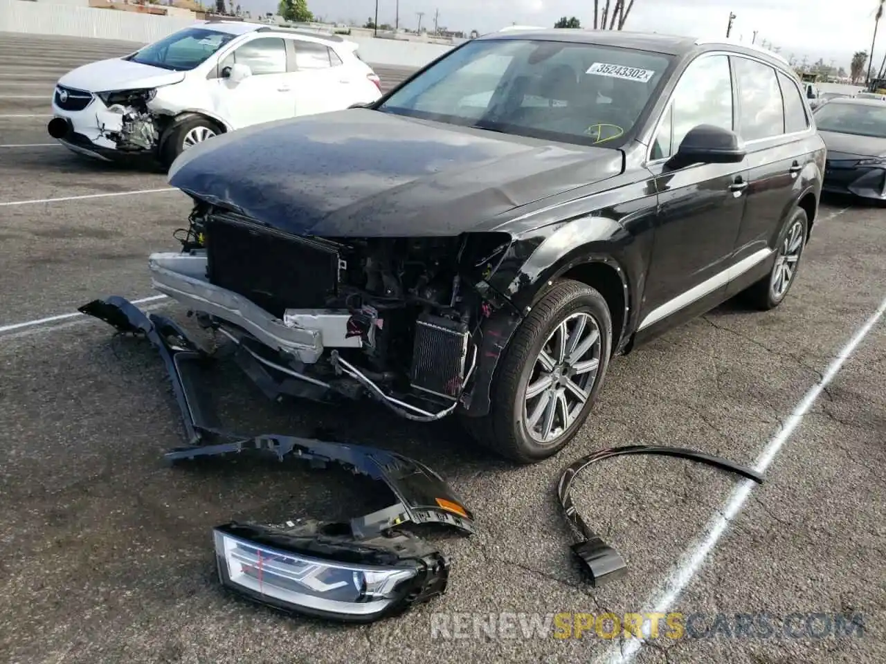 2 Photograph of a damaged car WA1AAAF76KD005561 AUDI Q7 2019