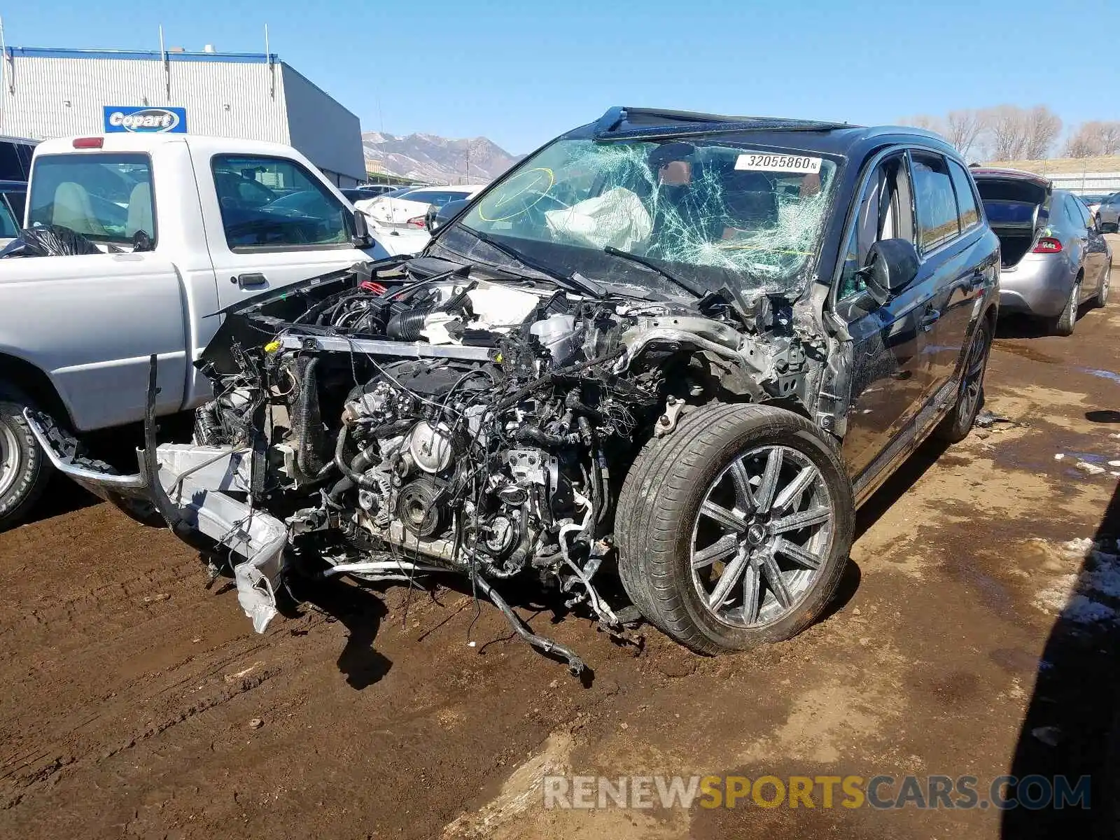 2 Photograph of a damaged car WA1AAAF76KD007763 AUDI Q7 2019