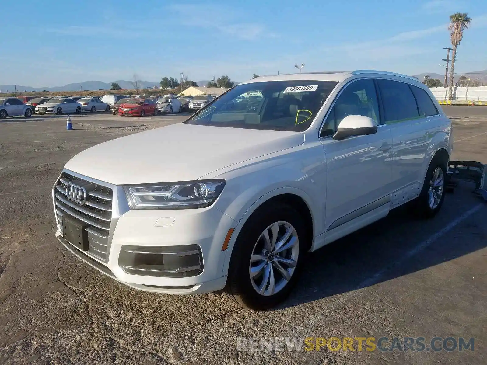 2 Photograph of a damaged car WA1AAAF76KD010727 AUDI Q7 2019