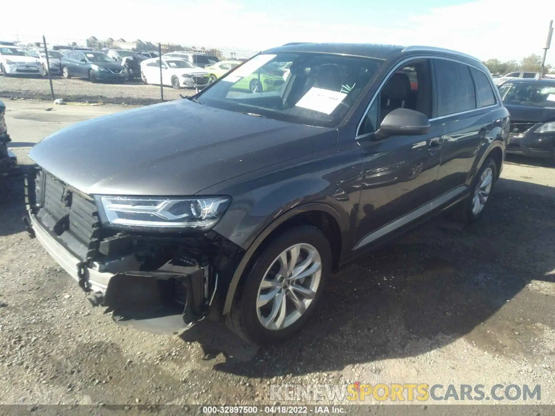 2 Photograph of a damaged car WA1AAAF76KD011635 AUDI Q7 2019