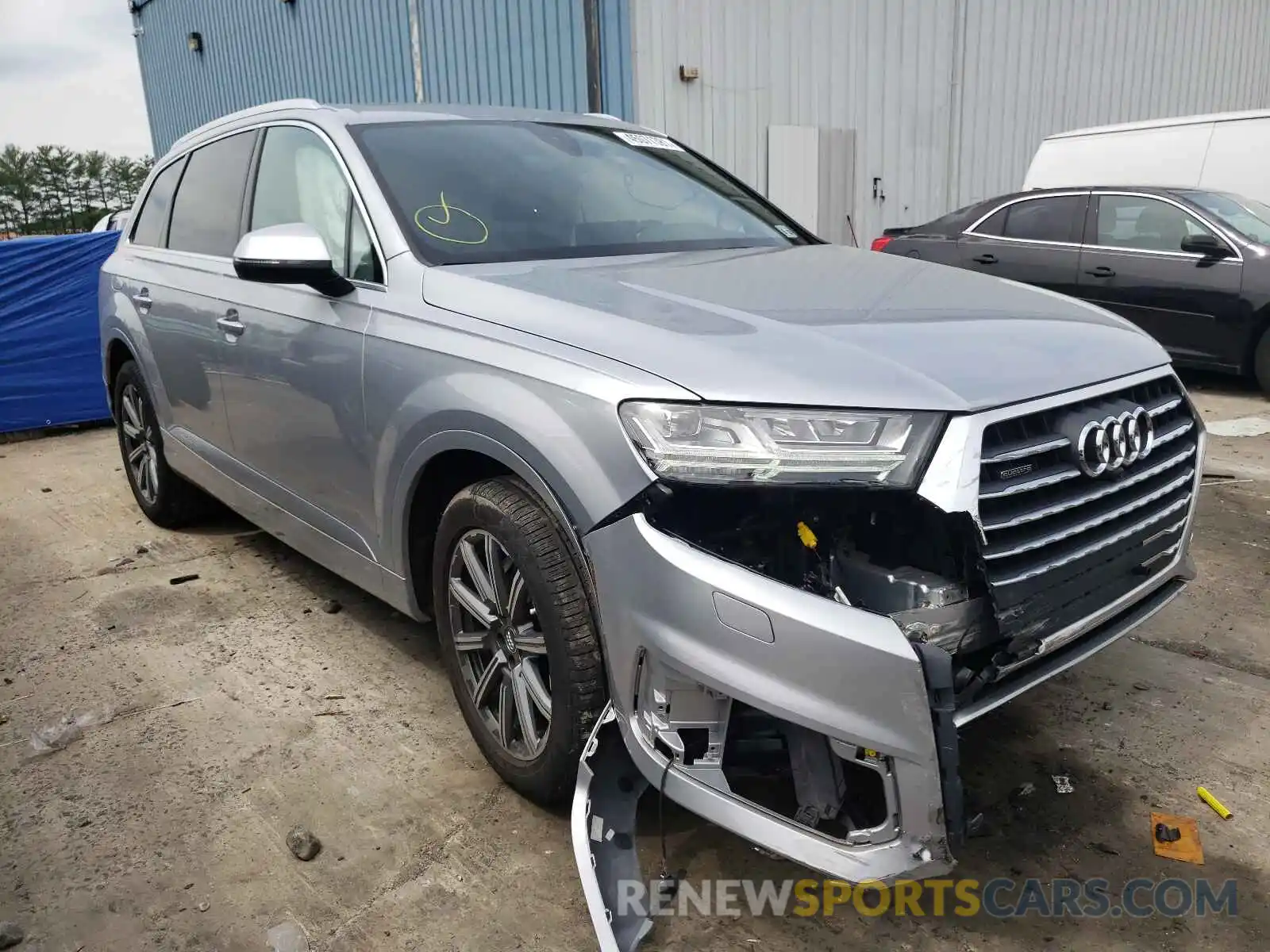 1 Photograph of a damaged car WA1AAAF76KD047292 AUDI Q7 2019