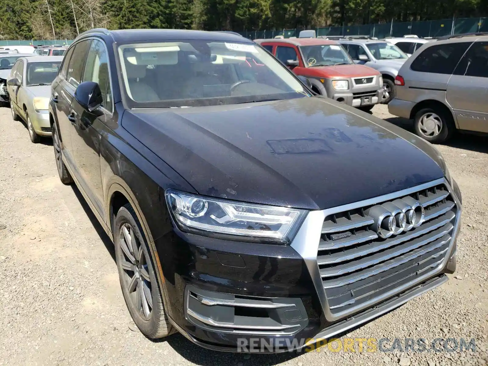 1 Photograph of a damaged car WA1AAAF78KD003438 AUDI Q7 2019