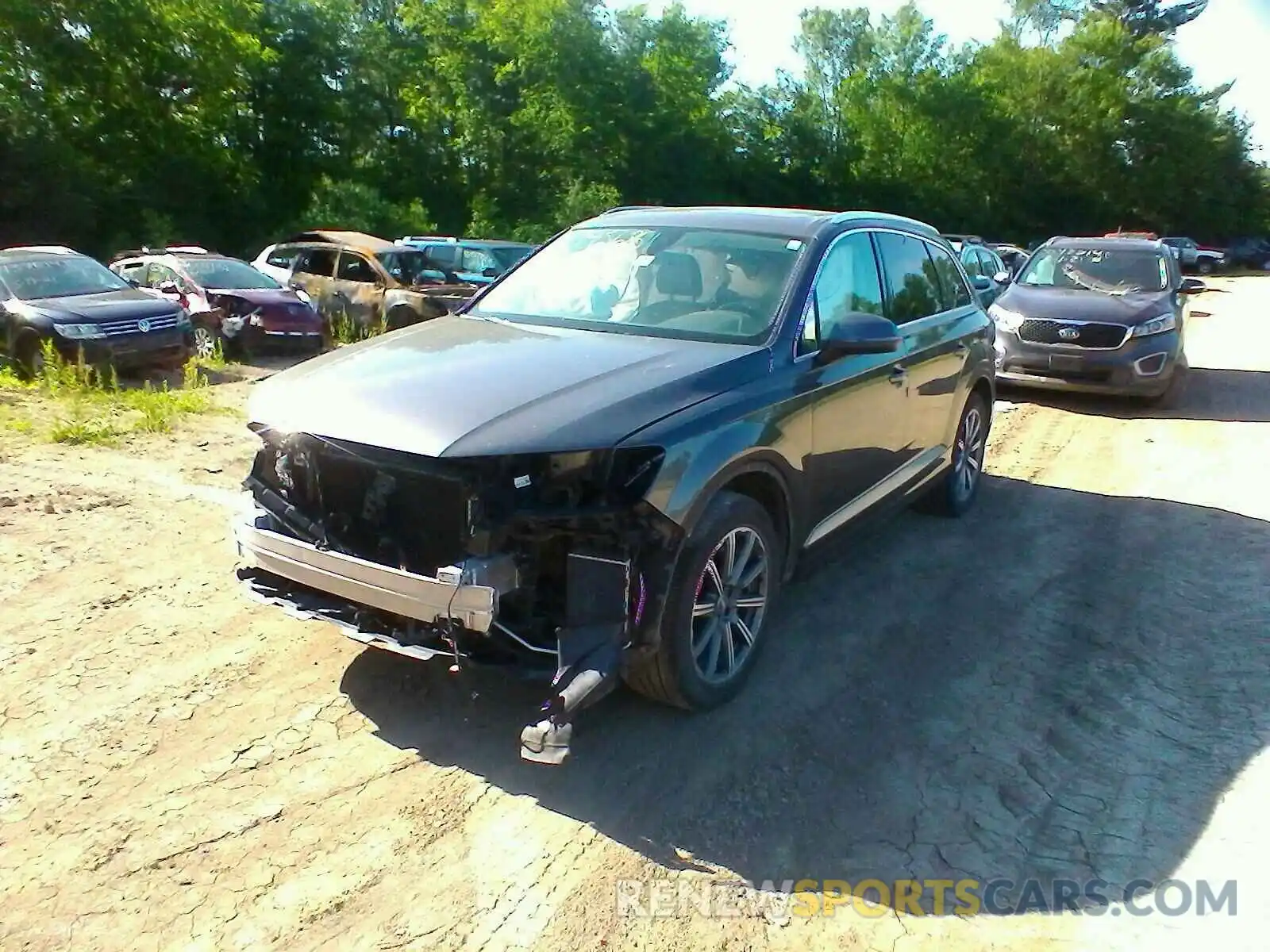 2 Photograph of a damaged car WA1AAAF78KD047083 AUDI Q7 2019