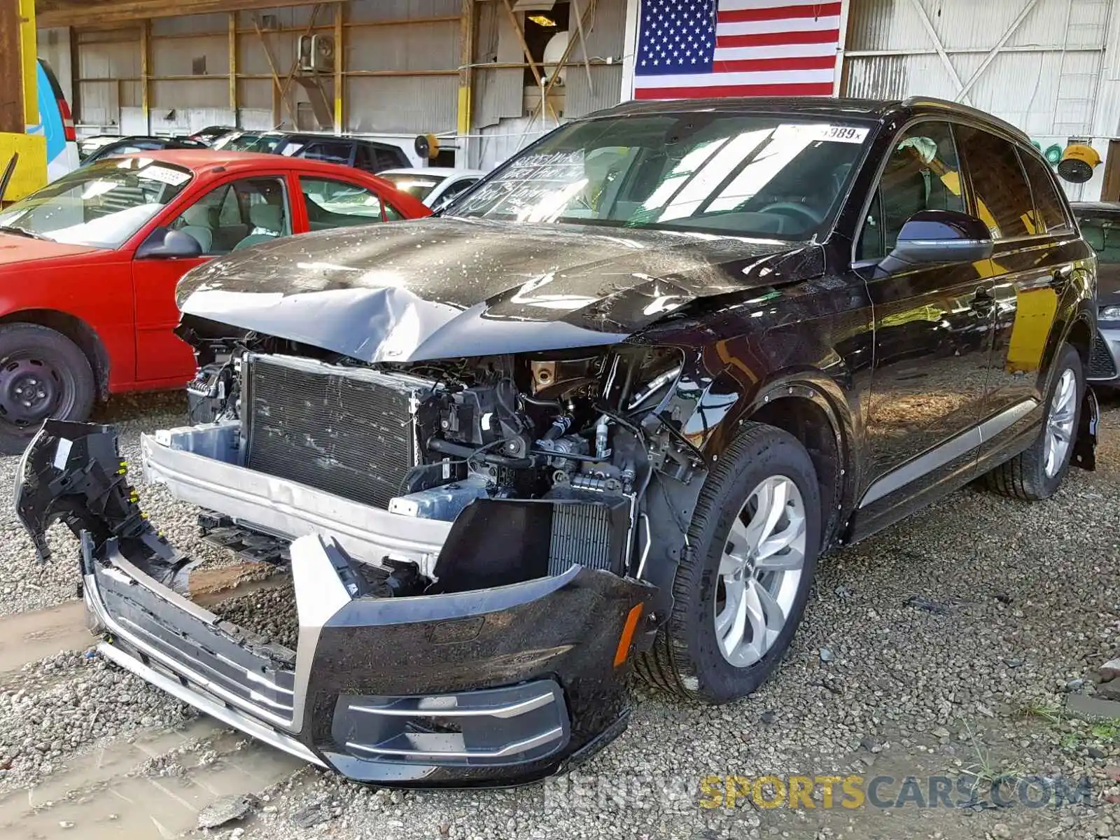 2 Photograph of a damaged car WA1AAAF7XKD013419 AUDI Q7 2019