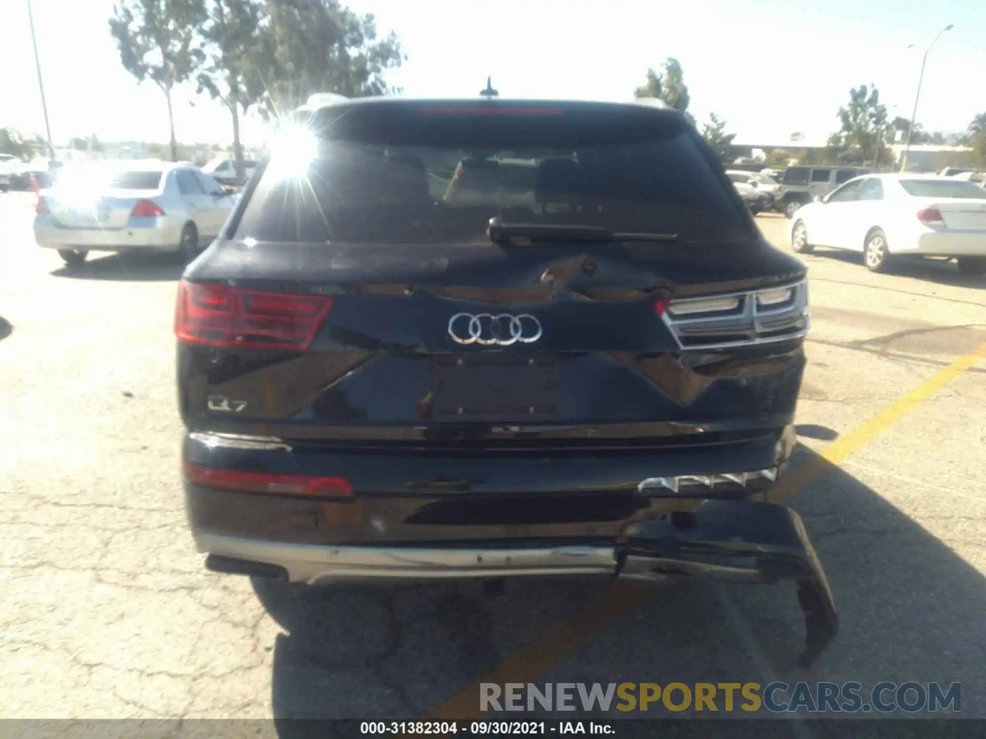 6 Photograph of a damaged car WA1AABF74KD027287 AUDI Q7 2019