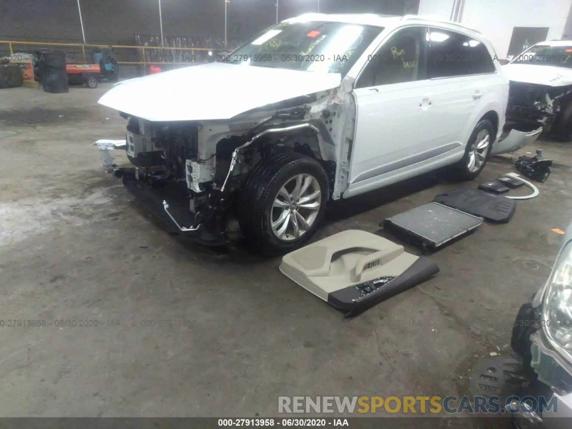 2 Photograph of a damaged car WA1AHAF70KD017877 AUDI Q7 2019